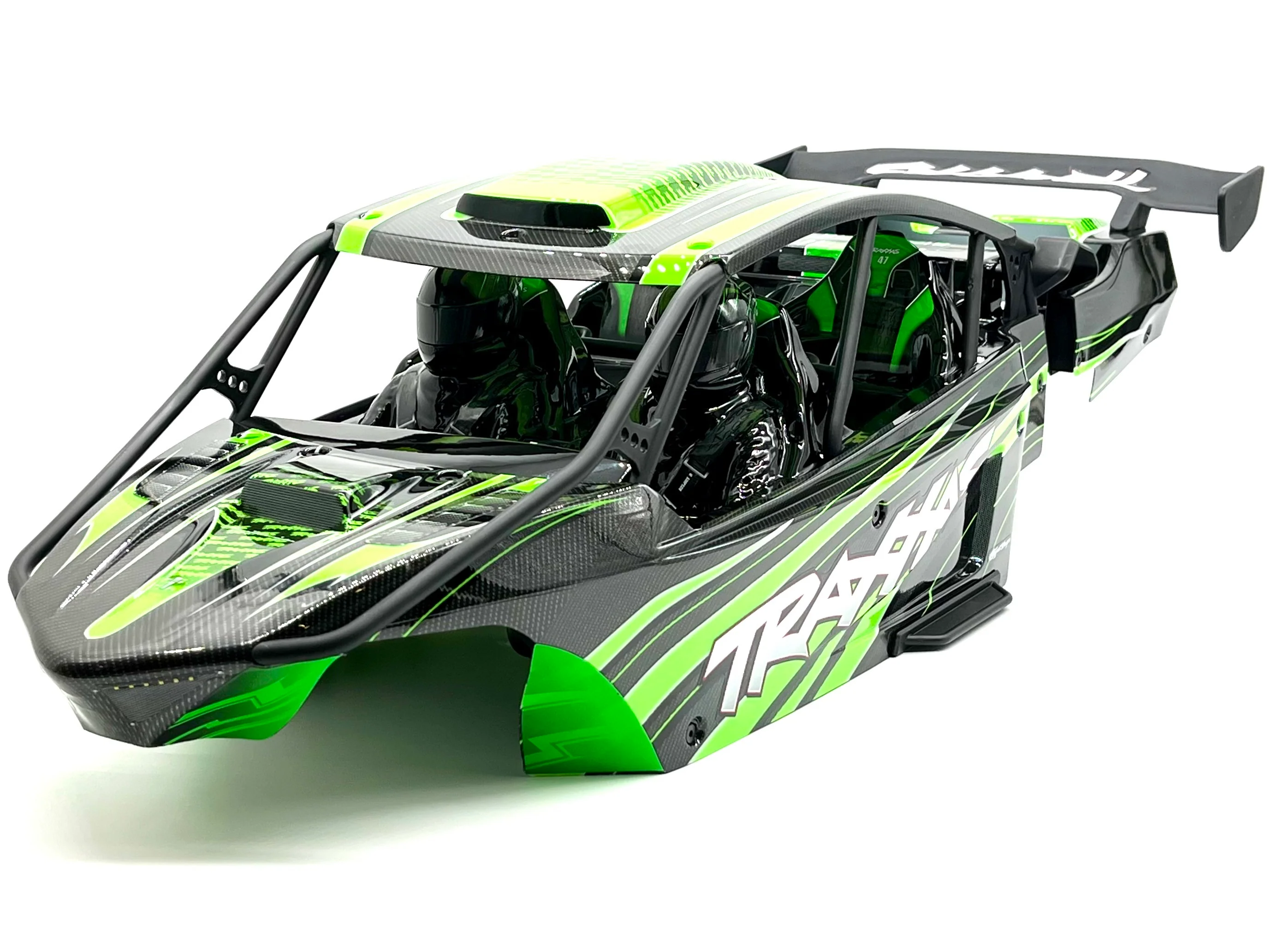 SAND CAR BODY & CAGE (Green Painted Funco Pro Scale Traxxas 109076-4 - Image 3