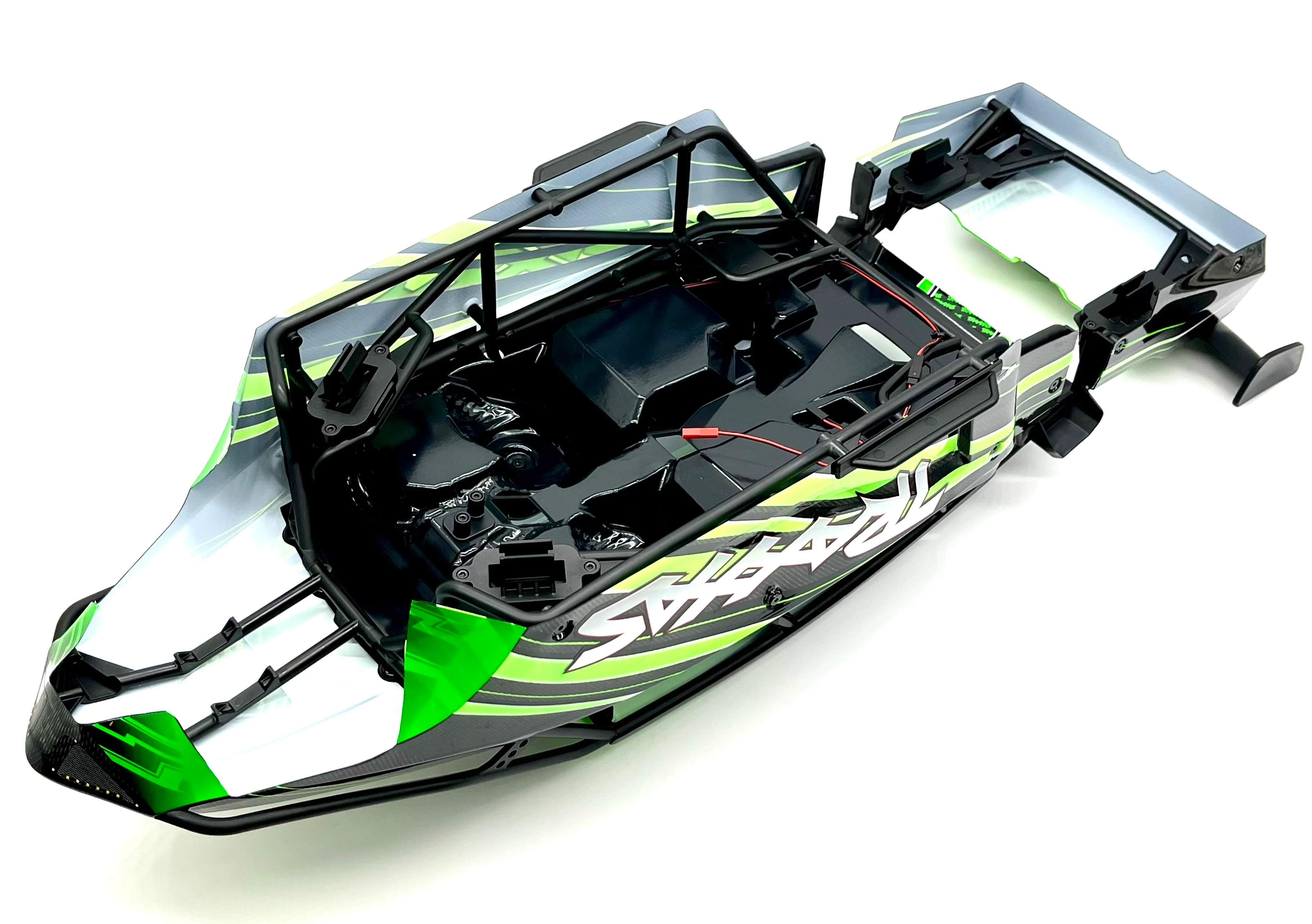 SAND CAR BODY & CAGE (Green Painted Funco Pro Scale Traxxas 109076-4 - Image 4