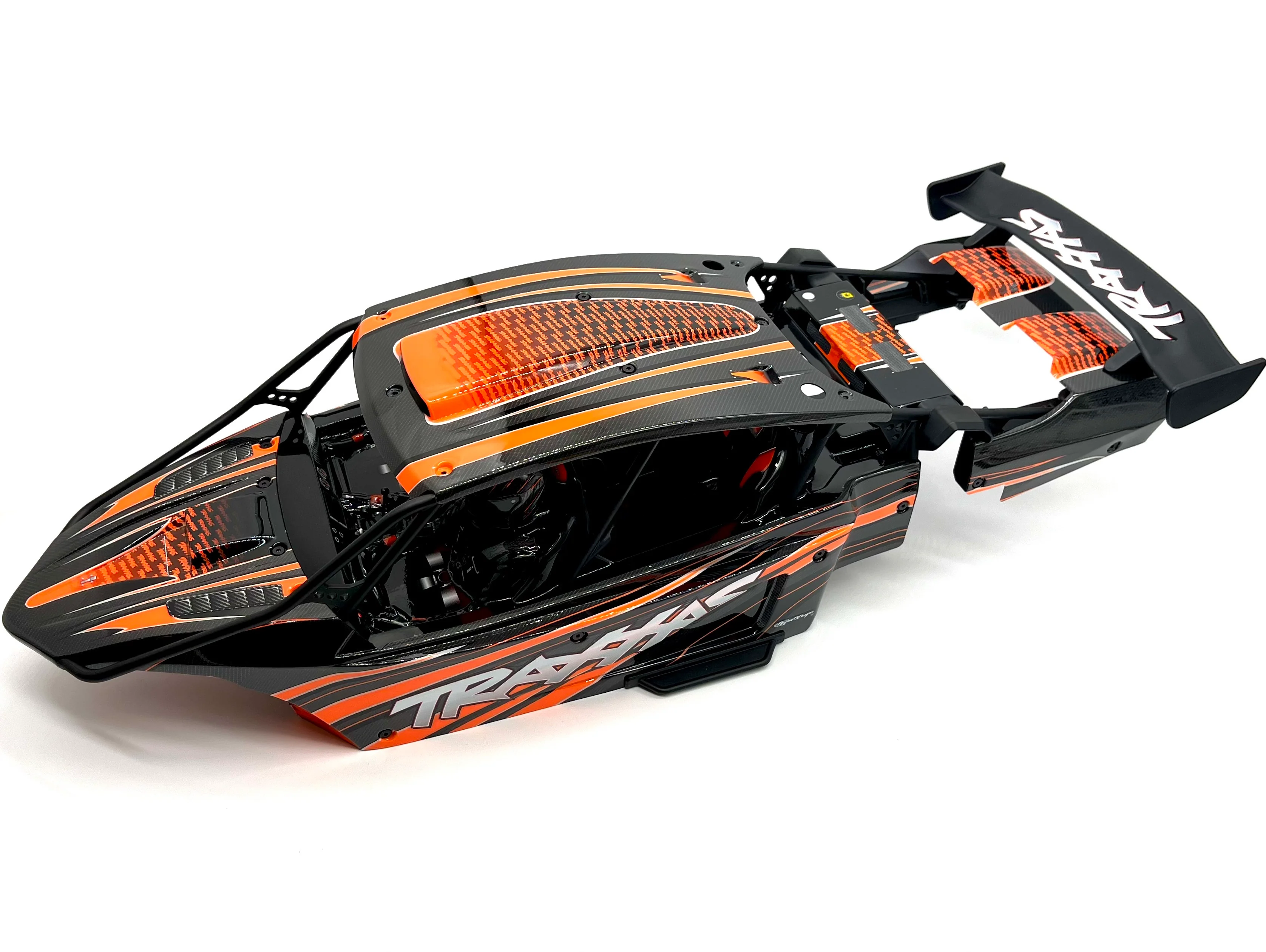 SAND CAR BODY & CAGE (Orange Painted Funco Pro Scale Traxxas 109076-4 - Image 2