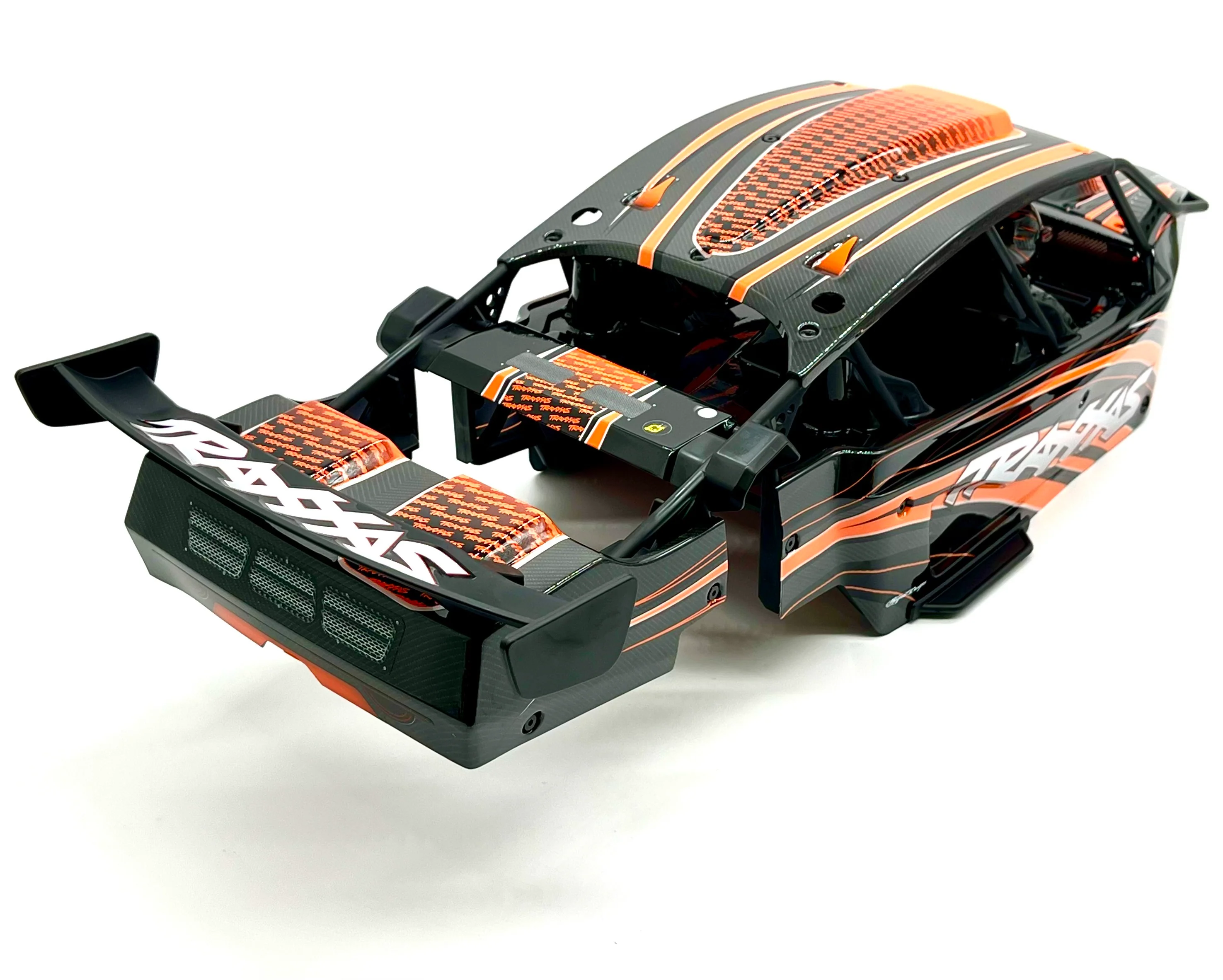 SAND CAR BODY & CAGE (Orange Painted Funco Pro Scale Traxxas 109076-4 - Image 4