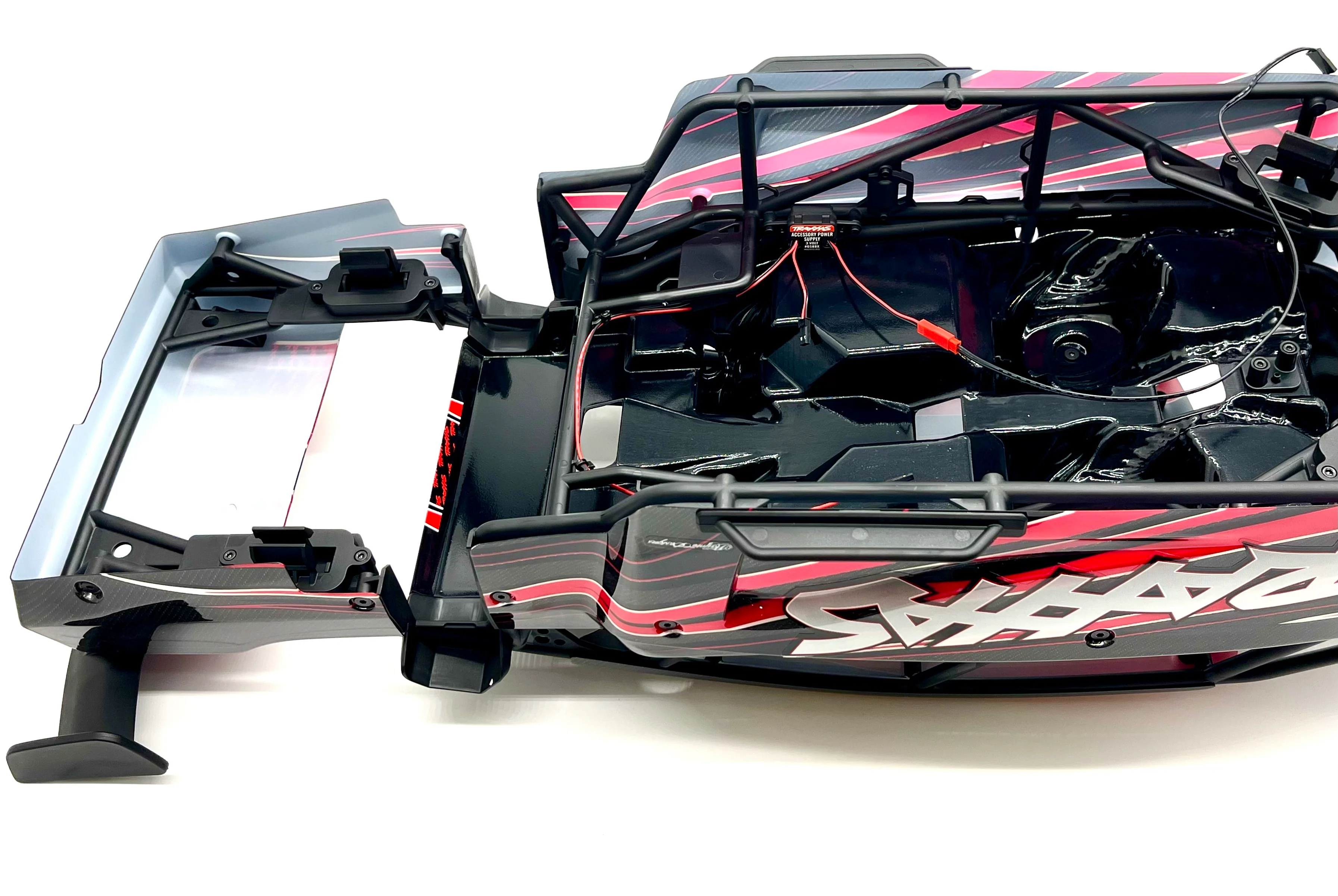 SAND CAR BODY & CAGE (Red Painted Funco Pro Scale Traxxas 109076-4 - Image 4