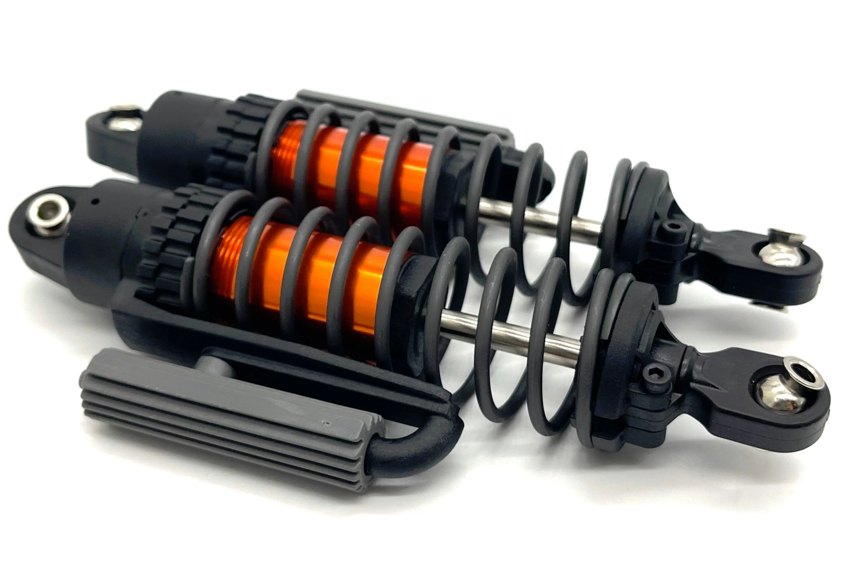 SAND CAR Front SHOCKS (GT Maxx ORANGE-Anodized pair springs Traxxas 109076-4