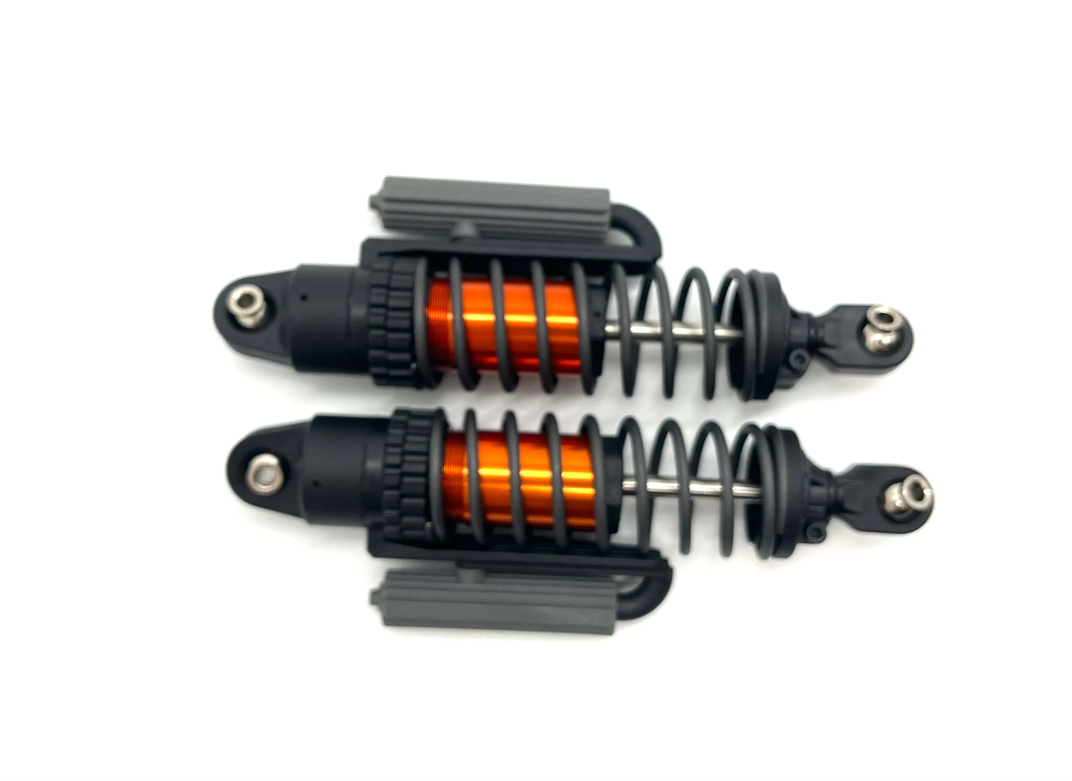 SAND CAR Front SHOCKS (GT Maxx ORANGE-Anodized pair springs Traxxas 109076-4 - Image 2