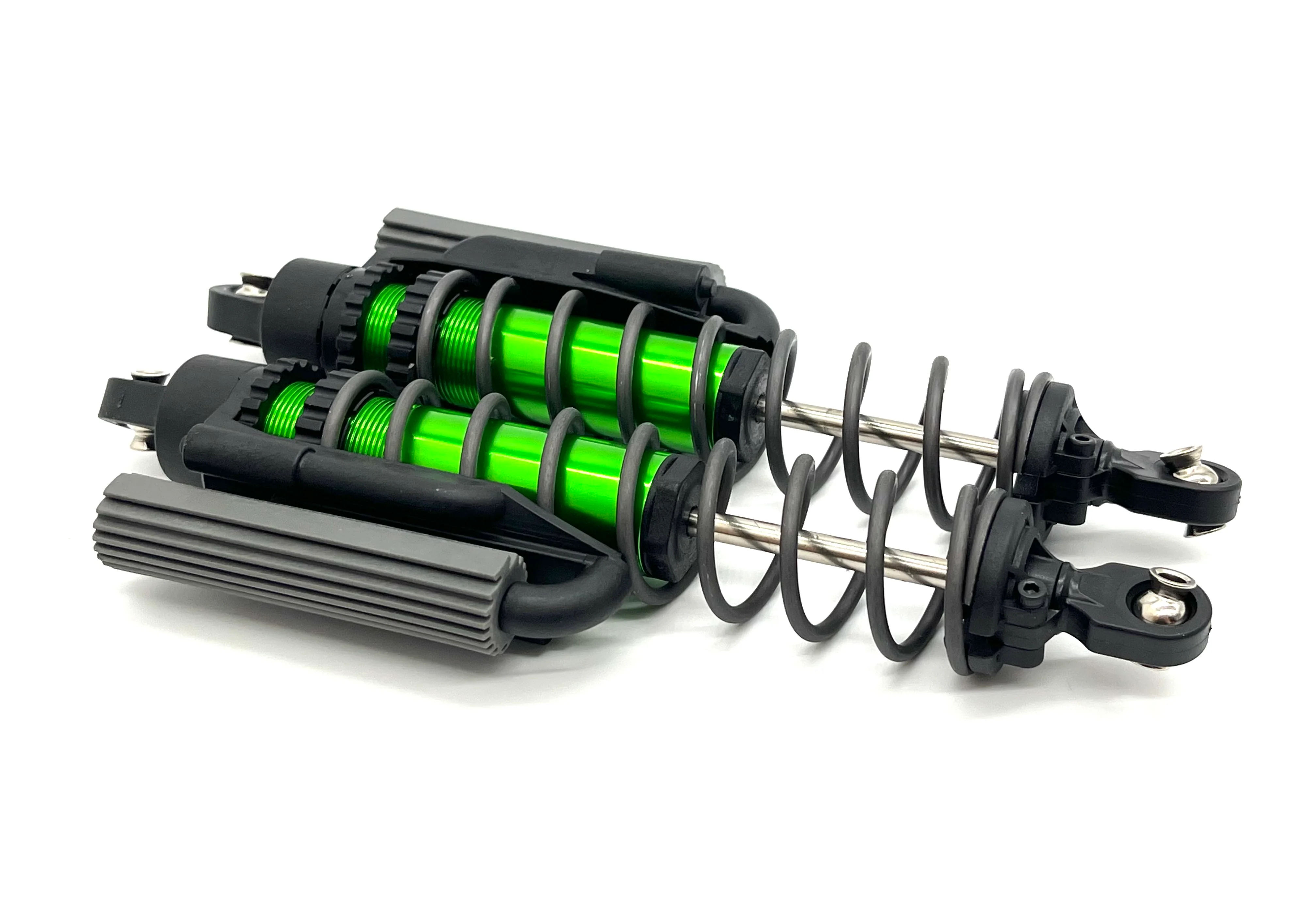SAND CAR REAR SHOCKS (GT Maxx GREEN-Anodized pair springs Traxxas 109076-4