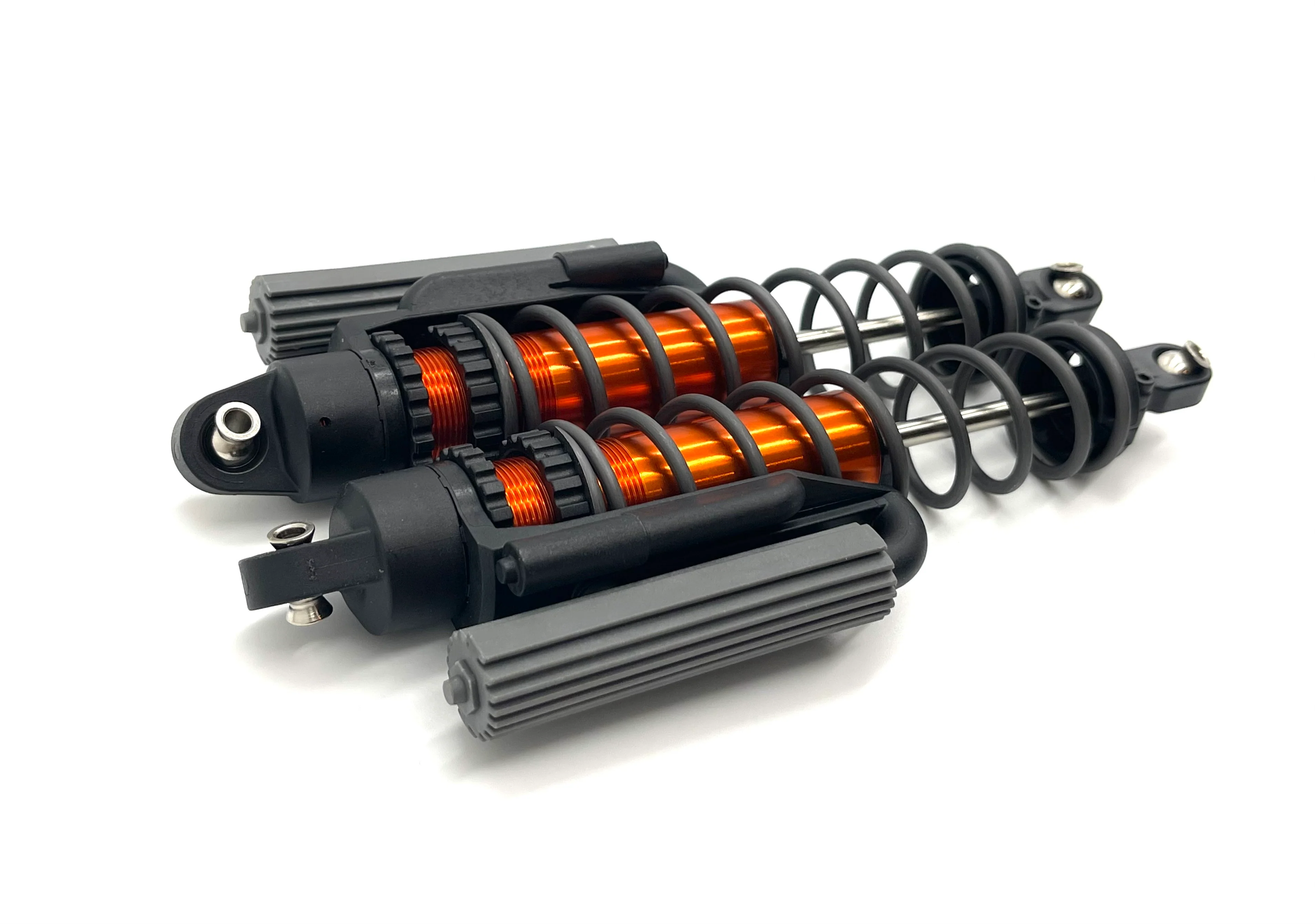 SAND CAR REAR SHOCKS (GT Maxx ORANGE-Anodized pair springs Traxxas 109076-4 - Image 3
