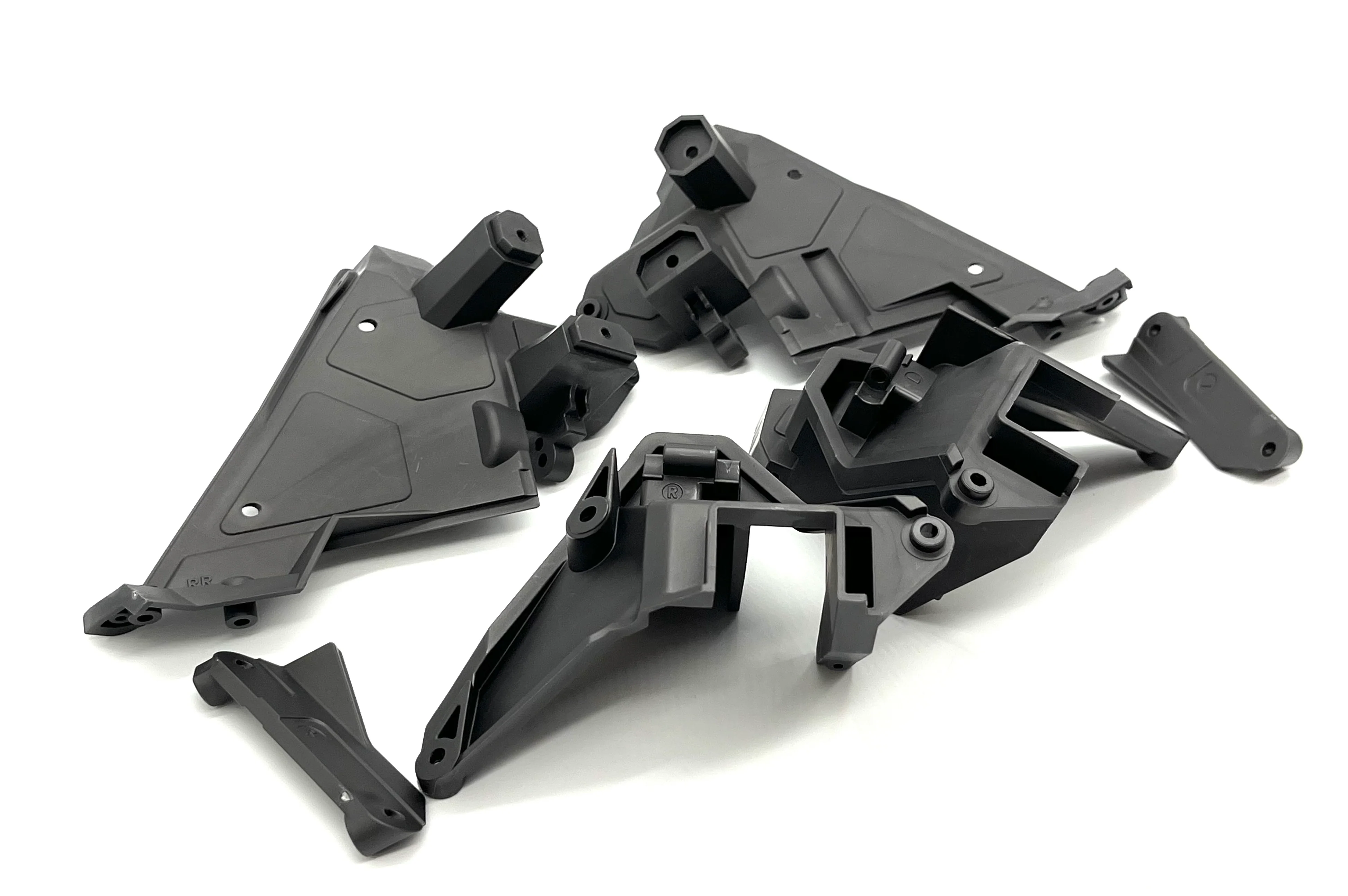 SAND CAR SHOCK TOWERS (Rear Left & Right Halves and extentions Traxxas 109076-4 - Image 2