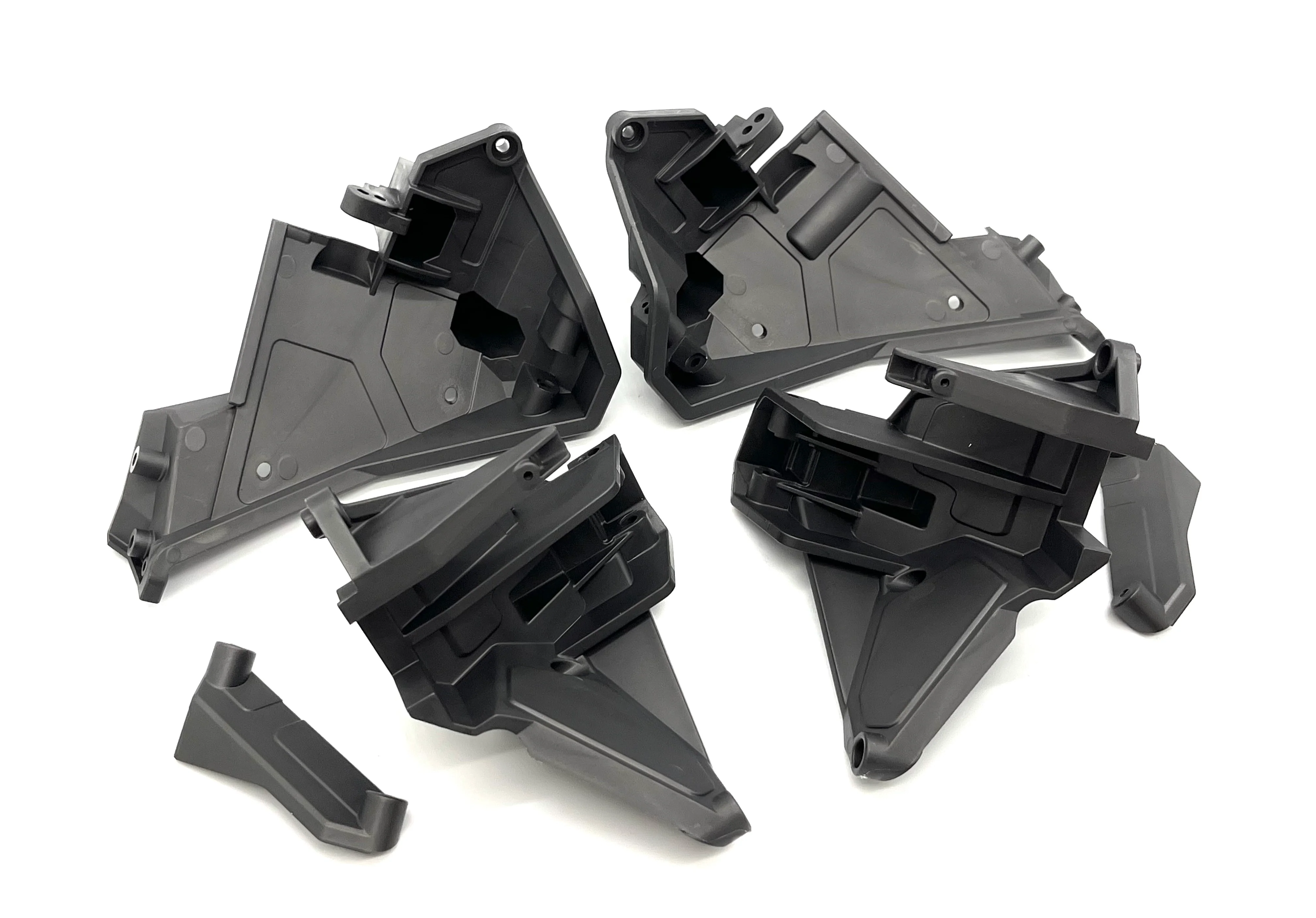 SAND CAR SHOCK TOWERS (Rear Left & Right Halves and extentions Traxxas 109076-4 - Image 3