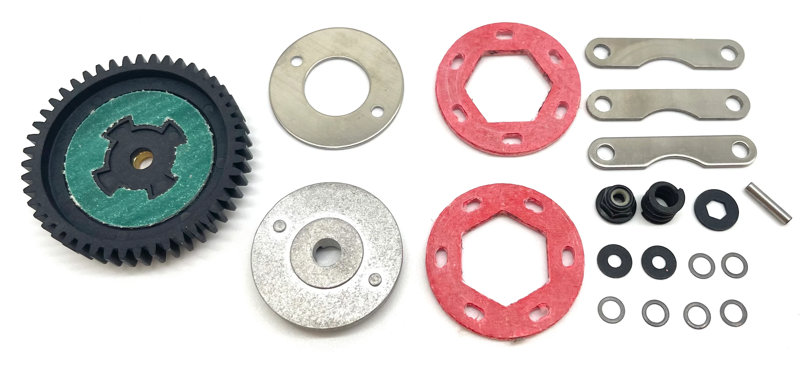 Savage X 4.6 GT-6 SPUR GEAR & Brake Set 47t pads slipper plate clutch disc HPI 160100 - Image 2