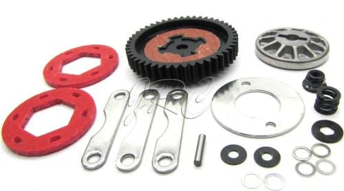 Savage X 4.6 GT-6 SPUR GEAR & Brake Set 47t pads slipper plate clutch disc HPI 160100 - Image 3