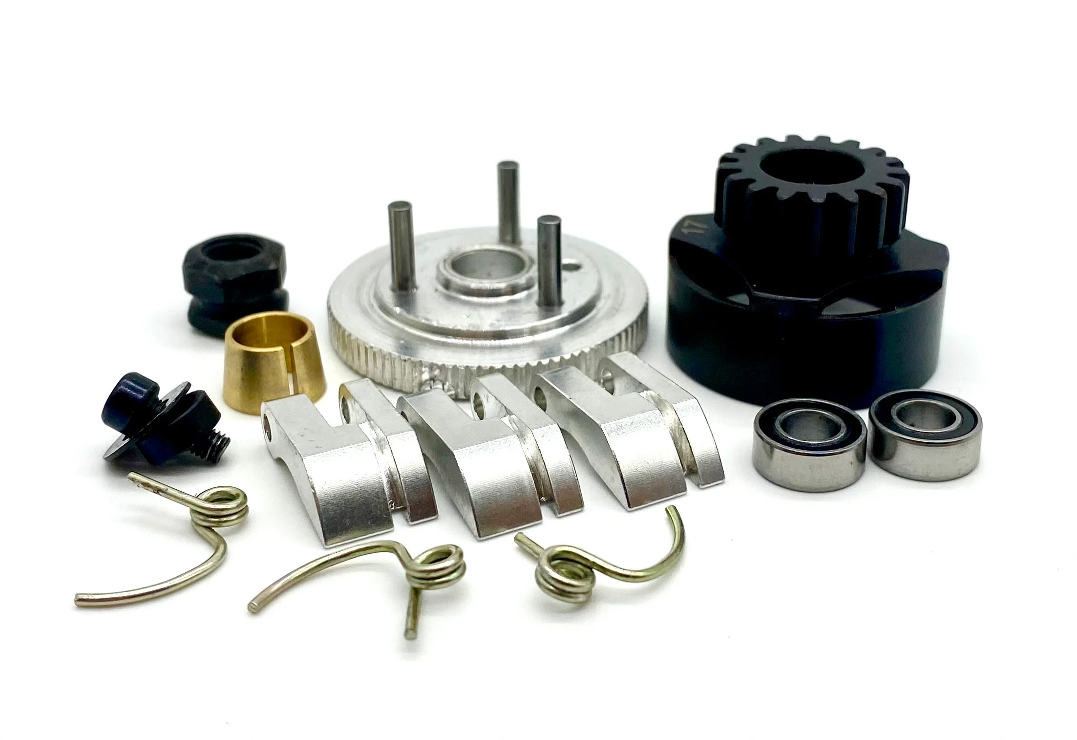 Savage XL 5.9 GTXL-6 - CLUTCH BELL, GEAR, Flywheel & Shoes 17t HPI 160102 - Image 2
