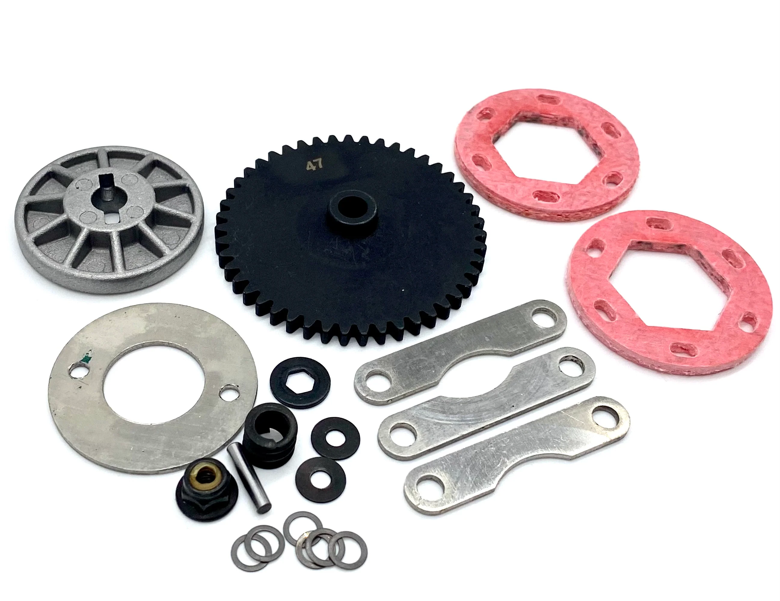 Savage XL 5.9 GTXL-6 - steel SPUR GEAR & Brake Set 47t slipper clutch disc HPI 160102 - Image 2