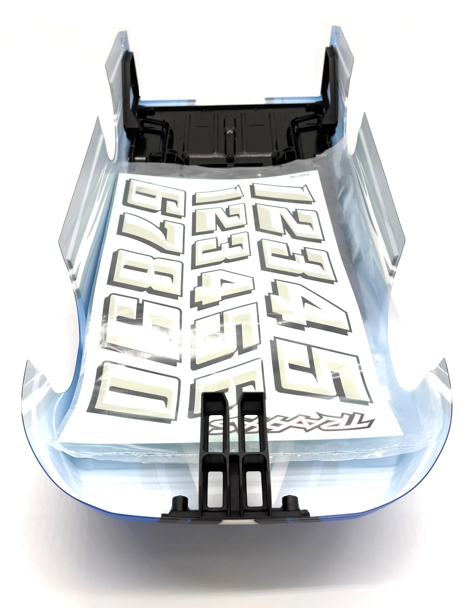 Slash Late Model - BODY, Dirt Oval Racer, BLUE, complete w/decals 10423 Traxxas 104364-74 - Image 3