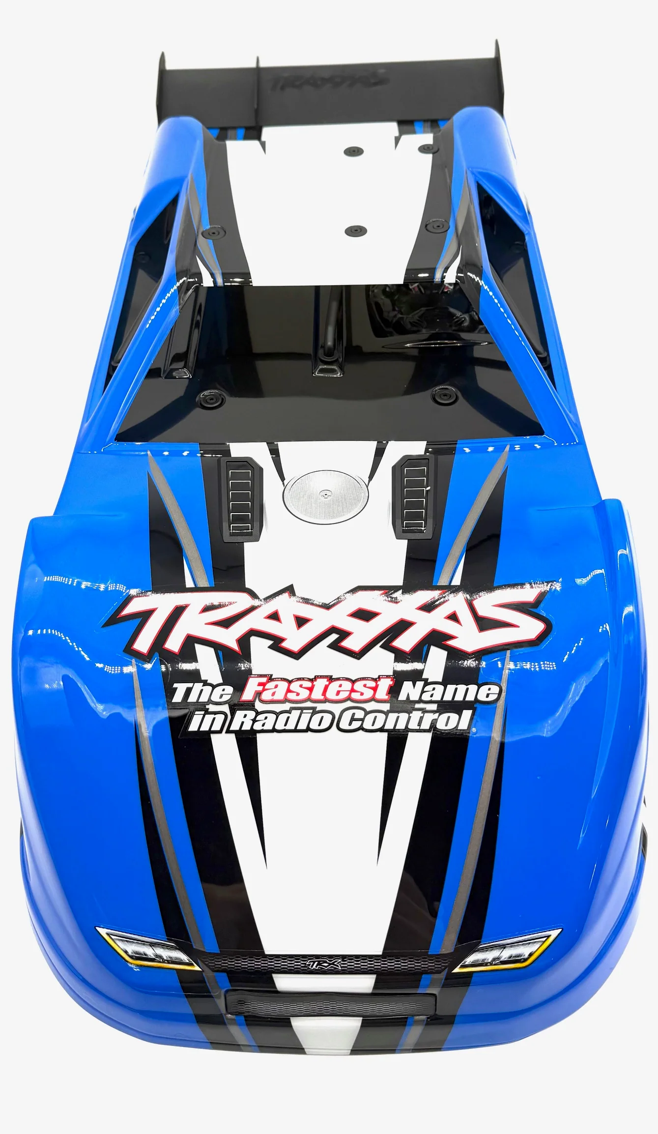 Slash Late Model - BODY, Dirt Oval Racer, BLUE, complete w/decals 10423 Traxxas 104364-74 - Image 5