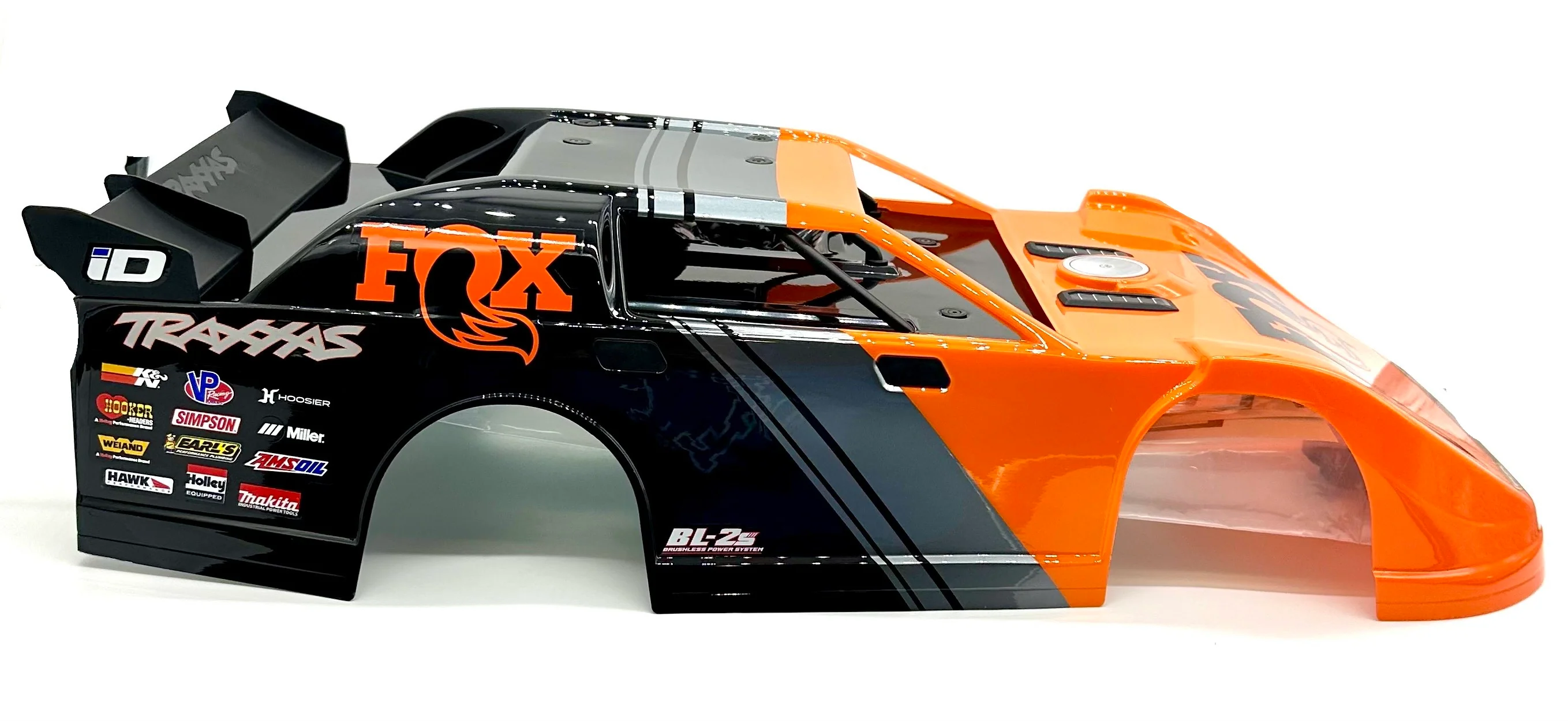 Slash Late Model - BODY, Dirt Oval Racer, FOX, complete w/decals 10423 Traxxas 104364-74 - Image 2