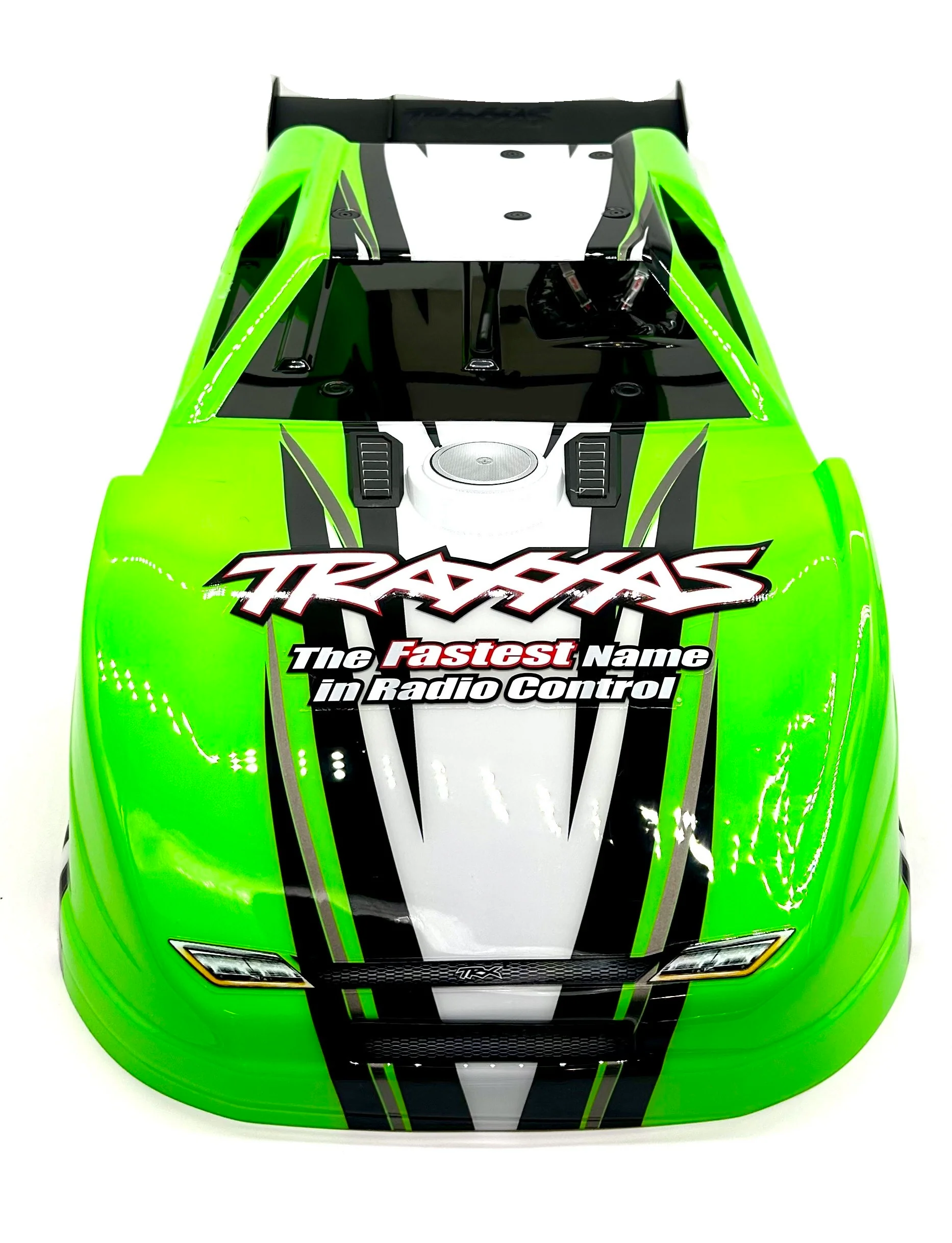 Slash Late Model - BODY, Dirt Oval Racer, GREEN, complete w/decals 10423 Traxxas 104364-74 - Image 5