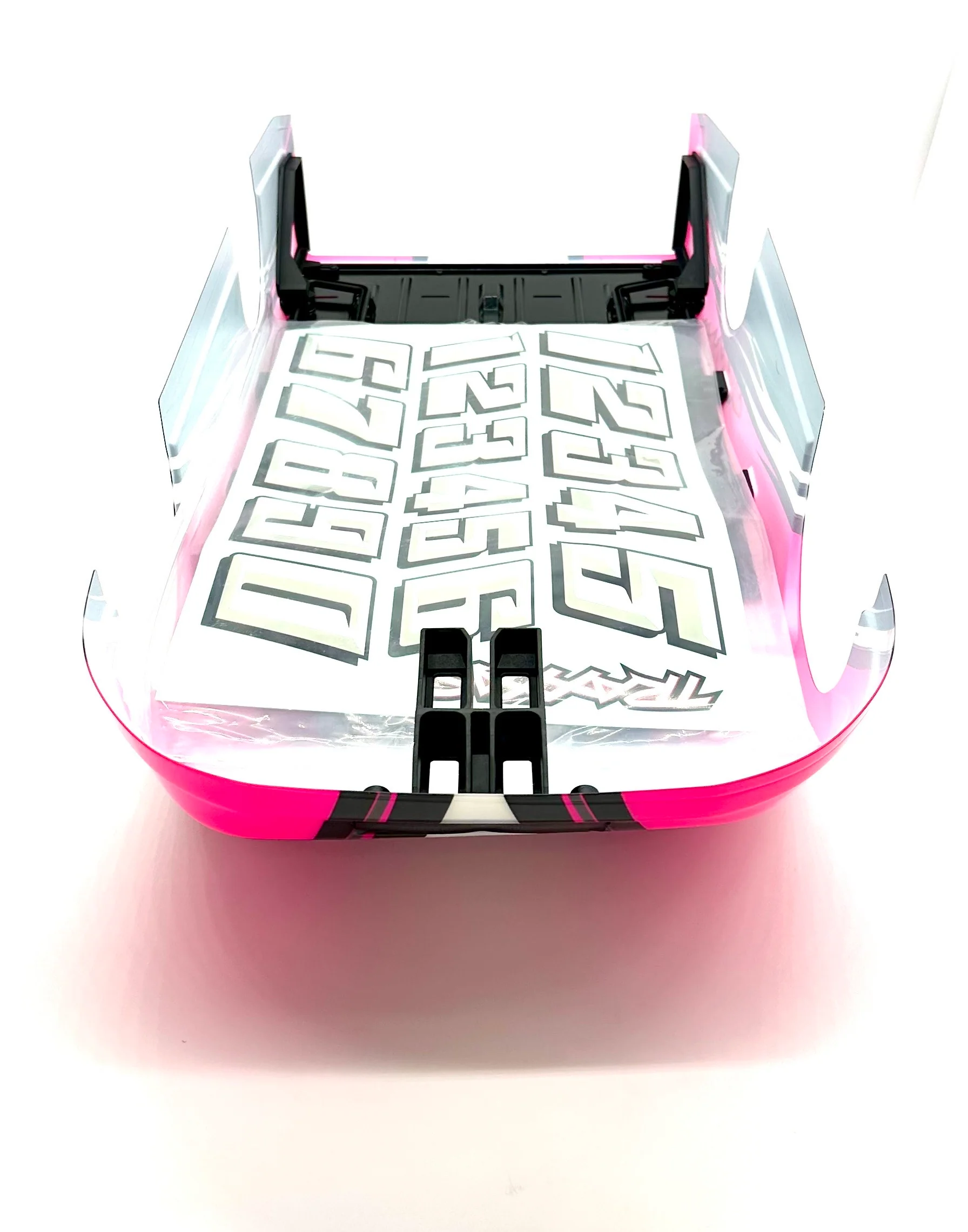 Slash Late Model - BODY, Dirt Oval Racer, PINK, complete w/decals 10423 Traxxas 104364-74 - Image 3