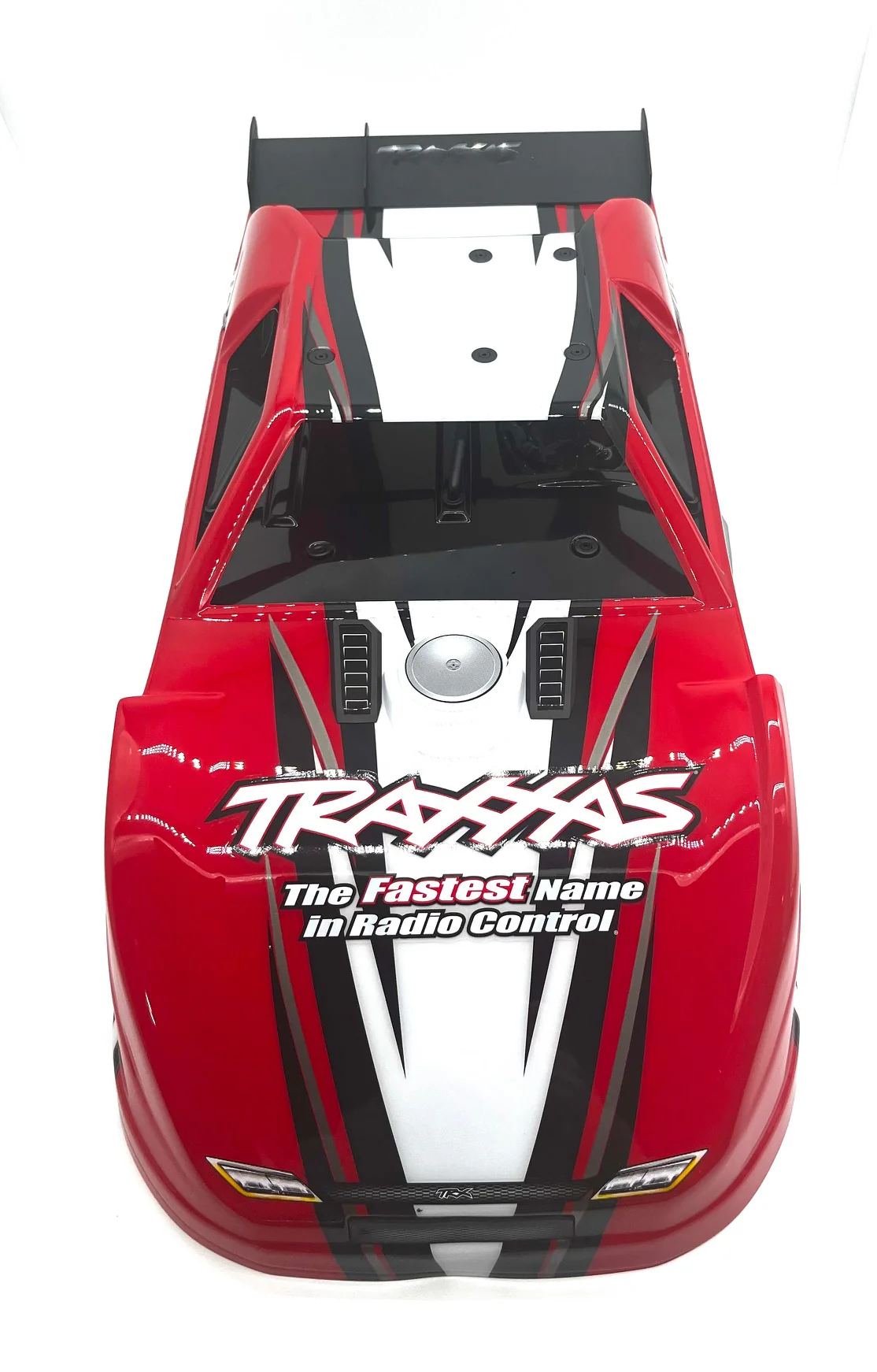 Slash Late Model - BODY, Dirt Oval Racer, RED, complete w/decals 10423 Traxxas 104364-74 - Image 2