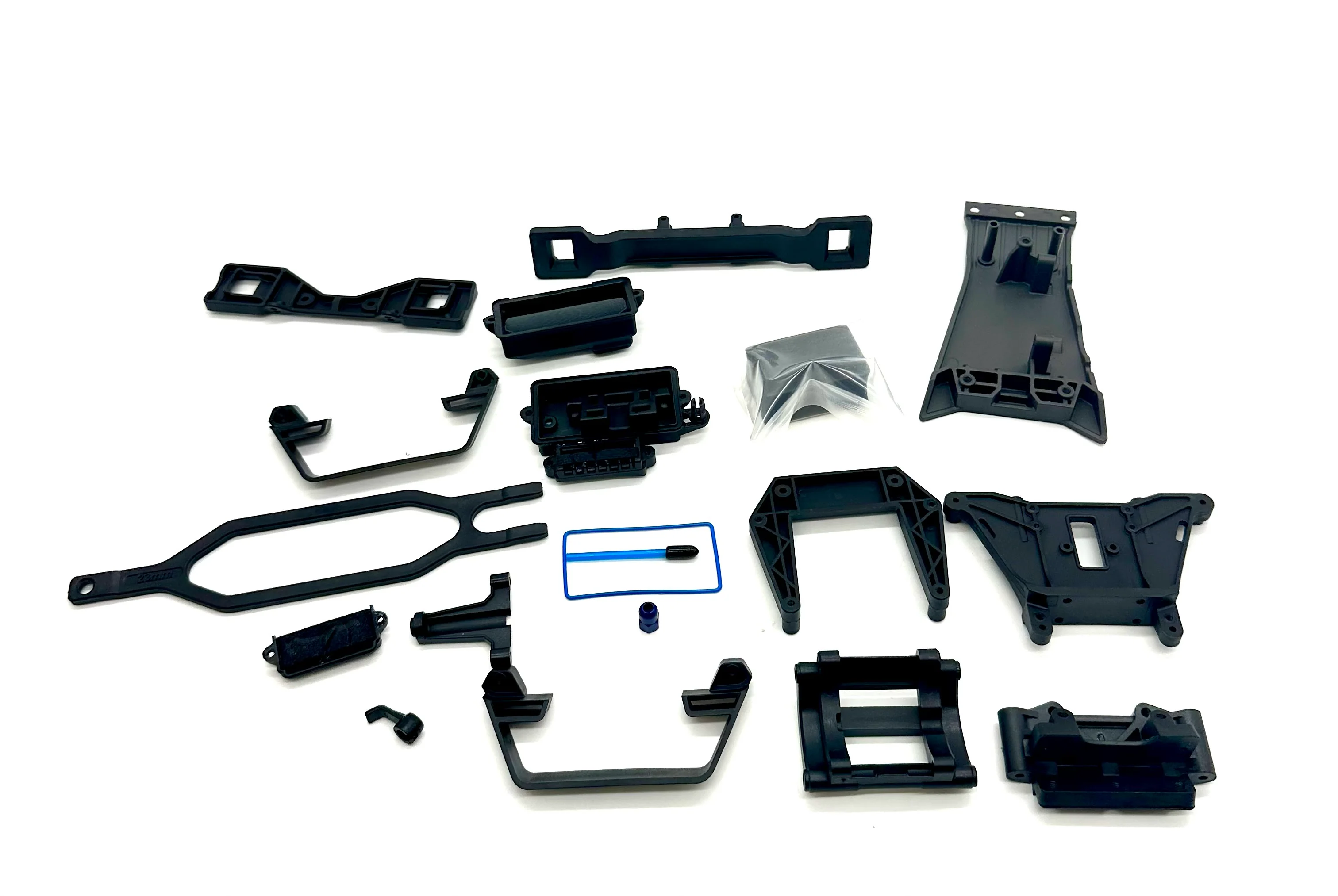 Slash Modified - Receiver Box, shock tower, body mounts, nerf bars  Traxxas 104354-74 - Image 2