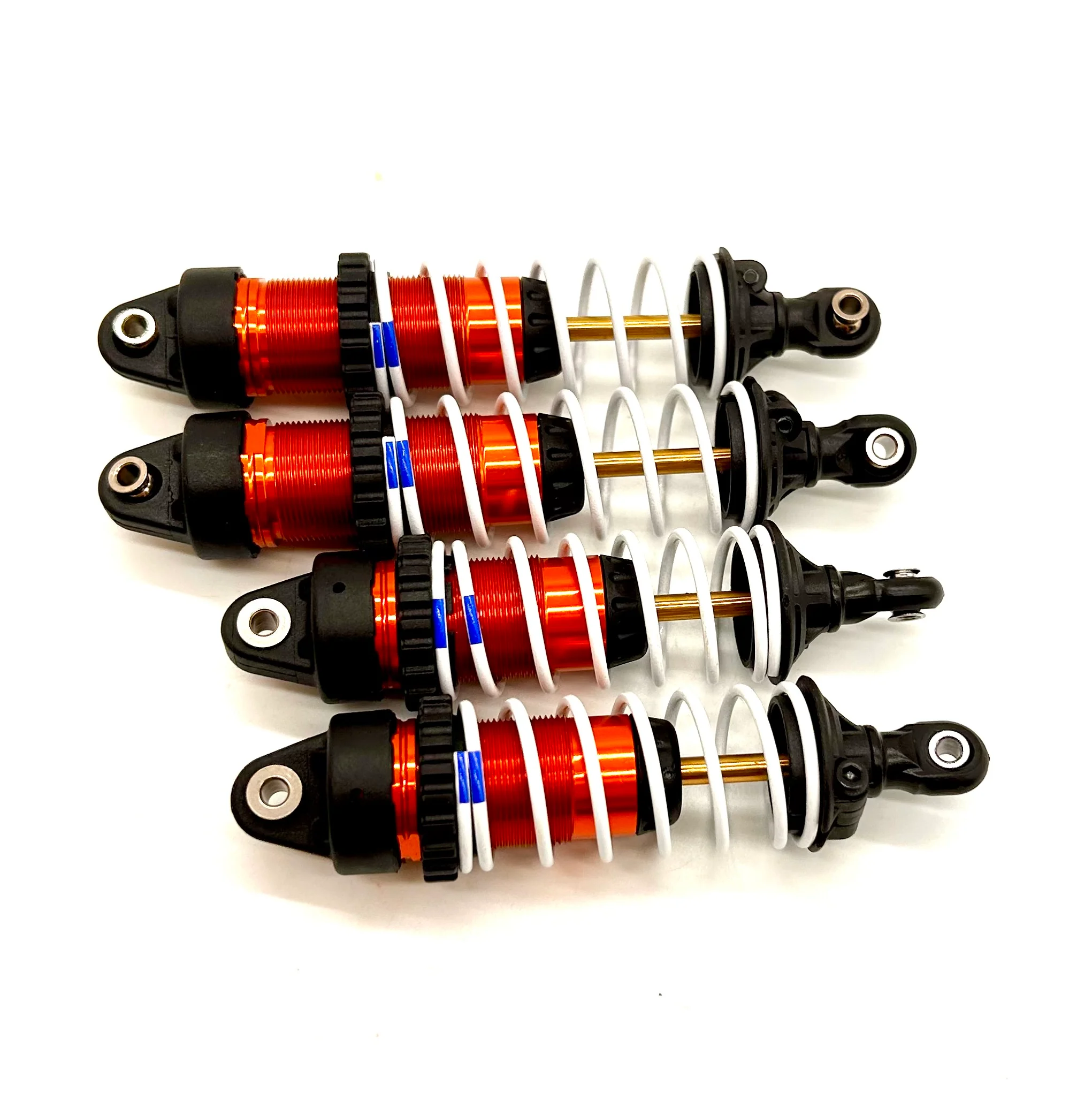 Slash Modified - SHOCKS, Front & Rear 7462 ORANGE GTR w/springs Traxxas 104354-74 - Image 2