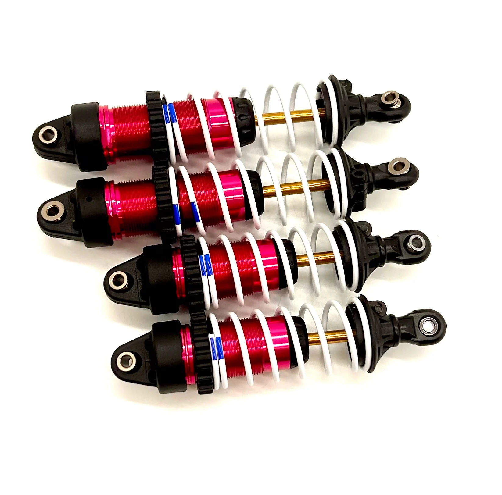 Slash Modified - SHOCKS, Front & Rear 7462 PINK GTR w/springs Traxxas 104354-74 - Image 2