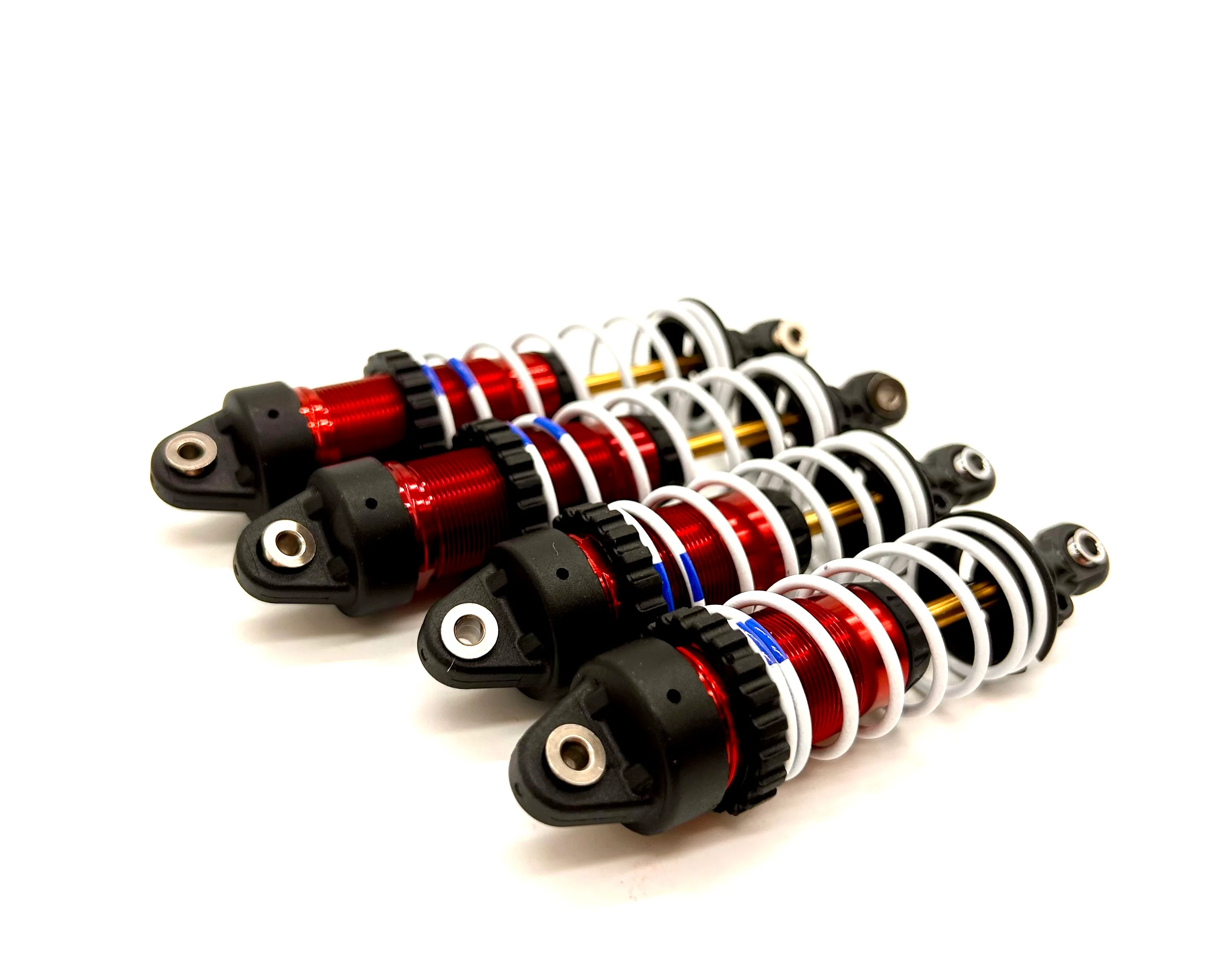 Slash Modified - SHOCKS, Front & Rear 7462 RED GTR w/springs Traxxas 104354-74 - Image 3