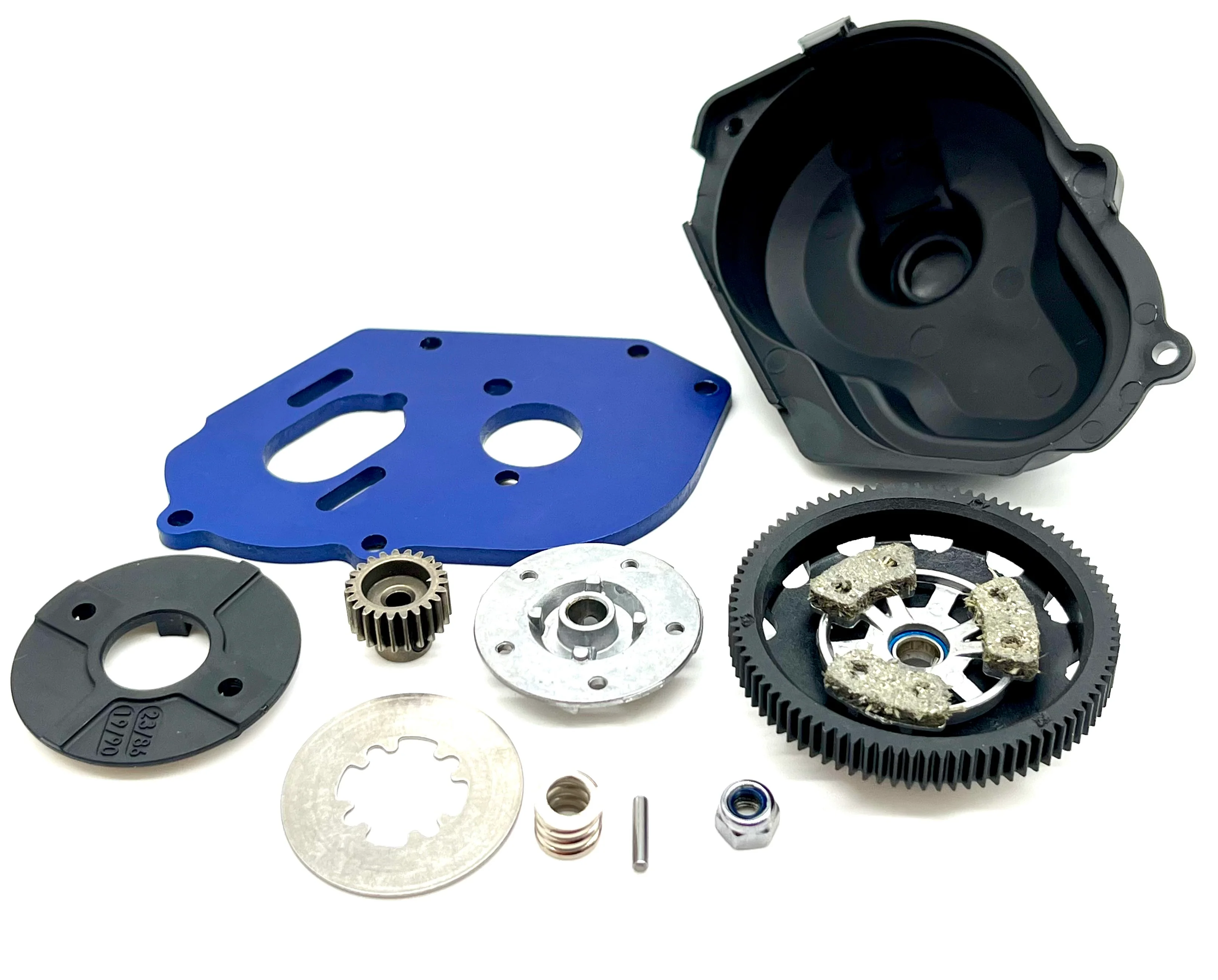 Slash Modified - SPUR & SLIPPER CLUTCH 86t, Motor Mount (Blue) Traxxas 104354-74 - Image 3