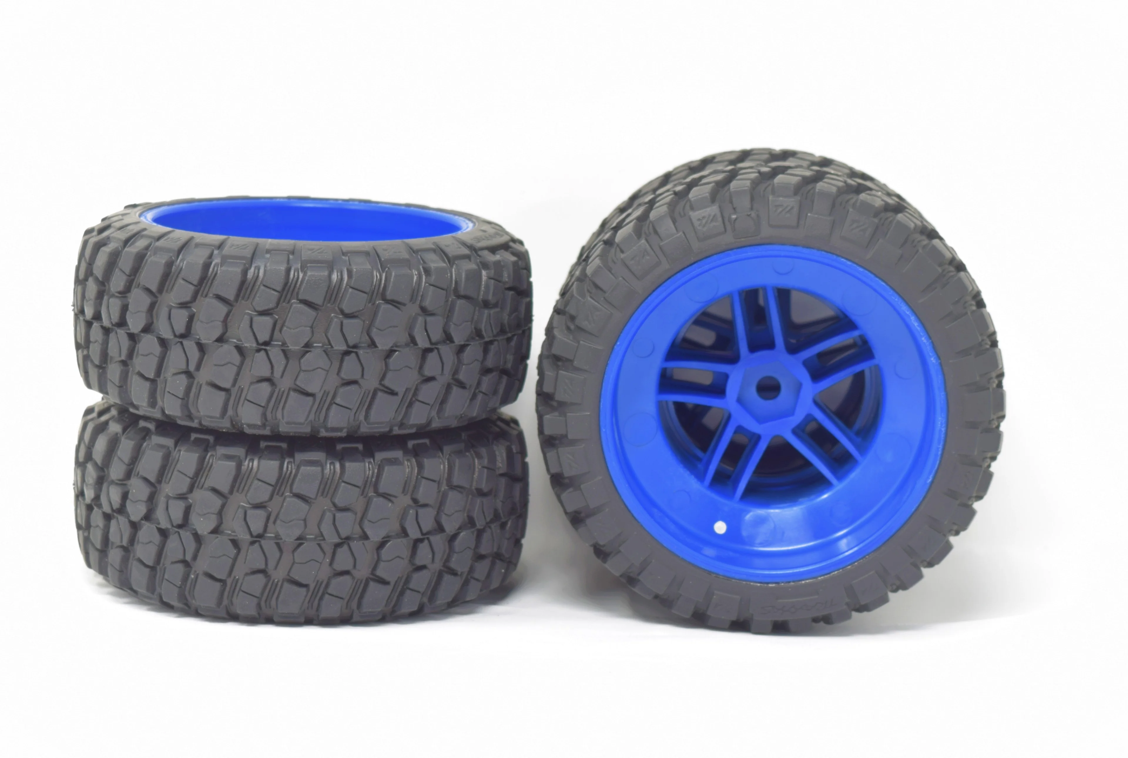 Slayer PRO 4x4 14 mm BLUE TIRES wheels glued factory Set 4 TYRES 59076-3 - Image 2