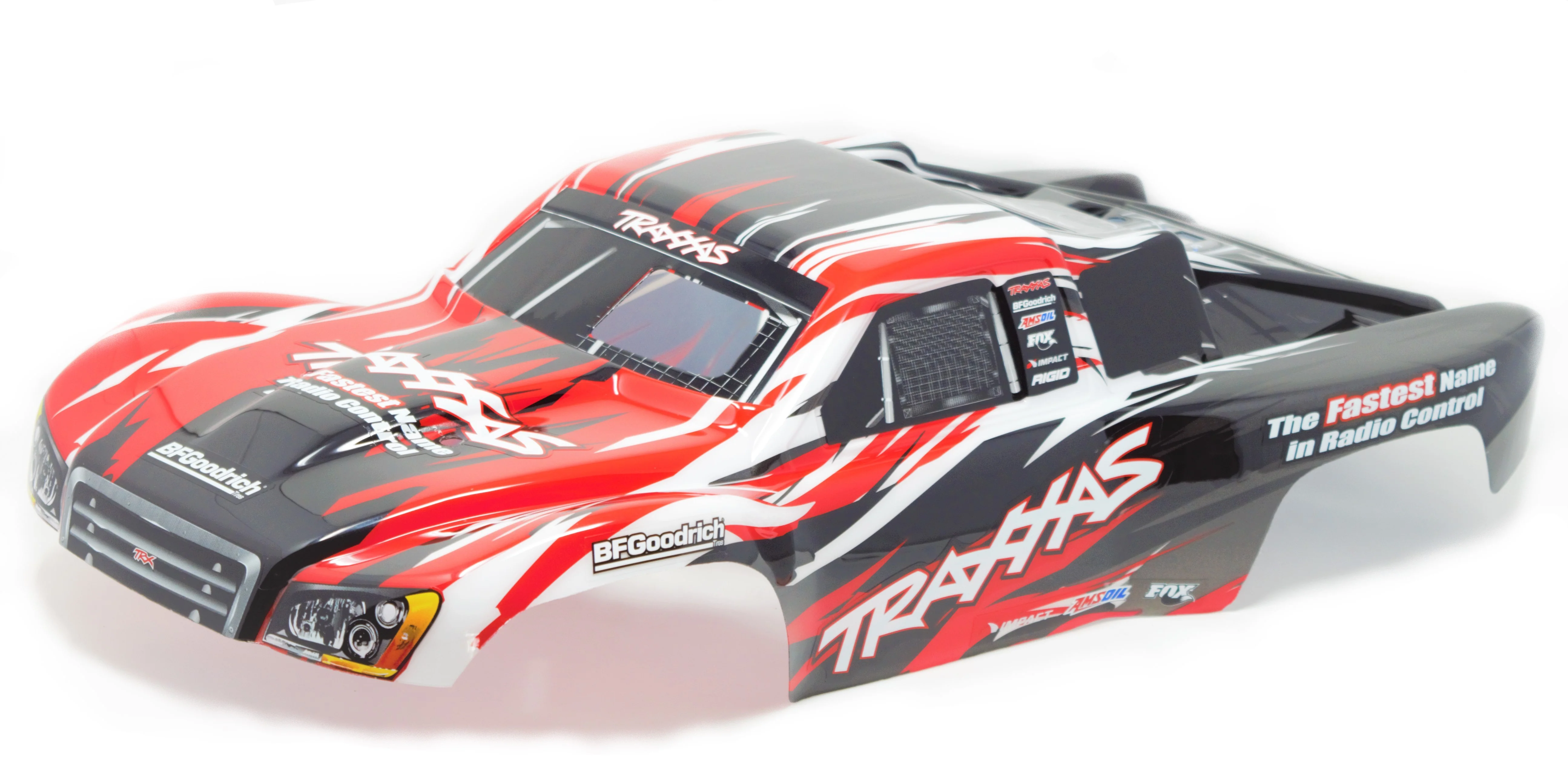 Slayer PRO 4x4 BODY shell, RED (15) Prographix cover & Decals Nitro 59076-3 - Image 2