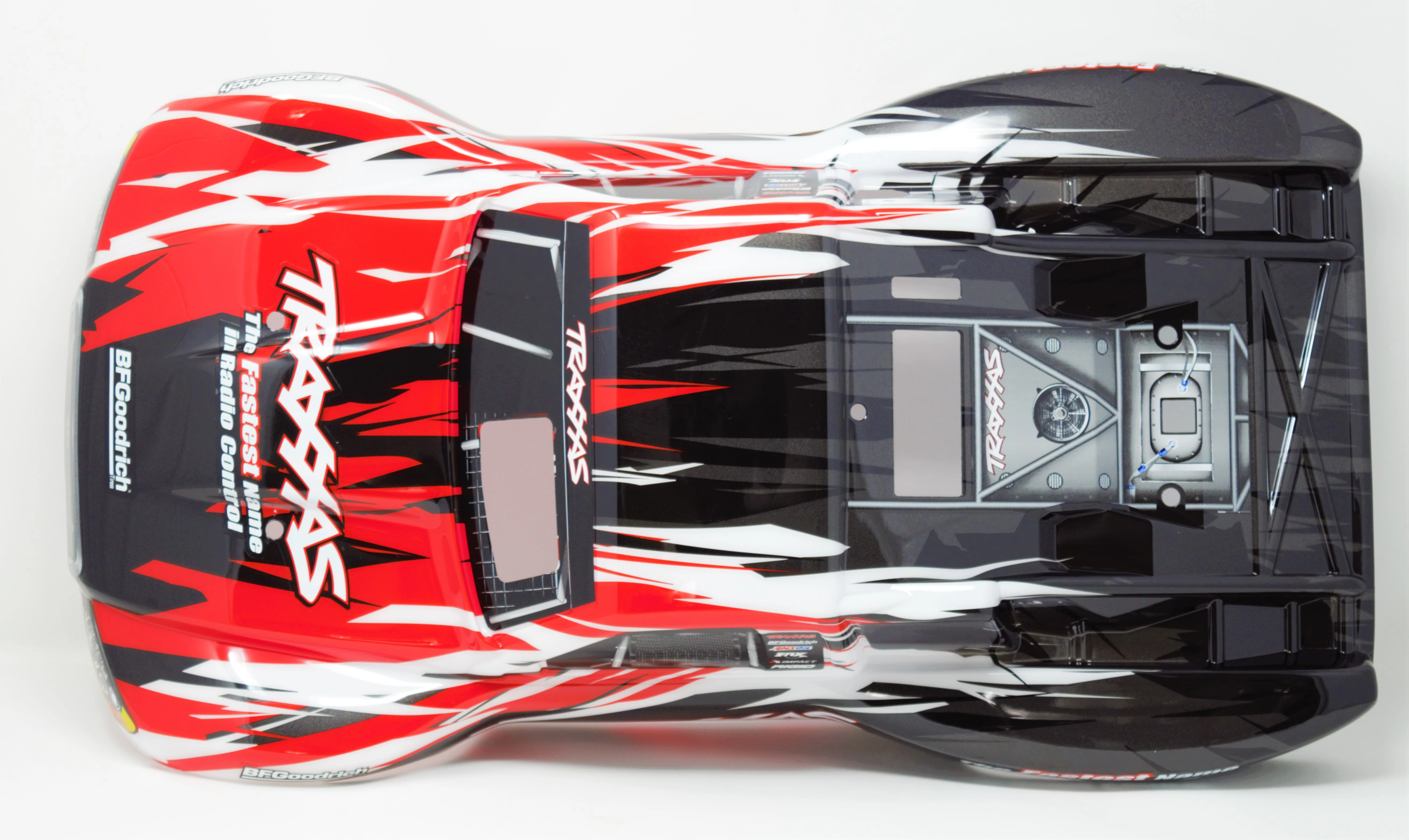 Slayer PRO 4x4 BODY shell, RED (15) Prographix cover & Decals Nitro 59076-3 - Image 5