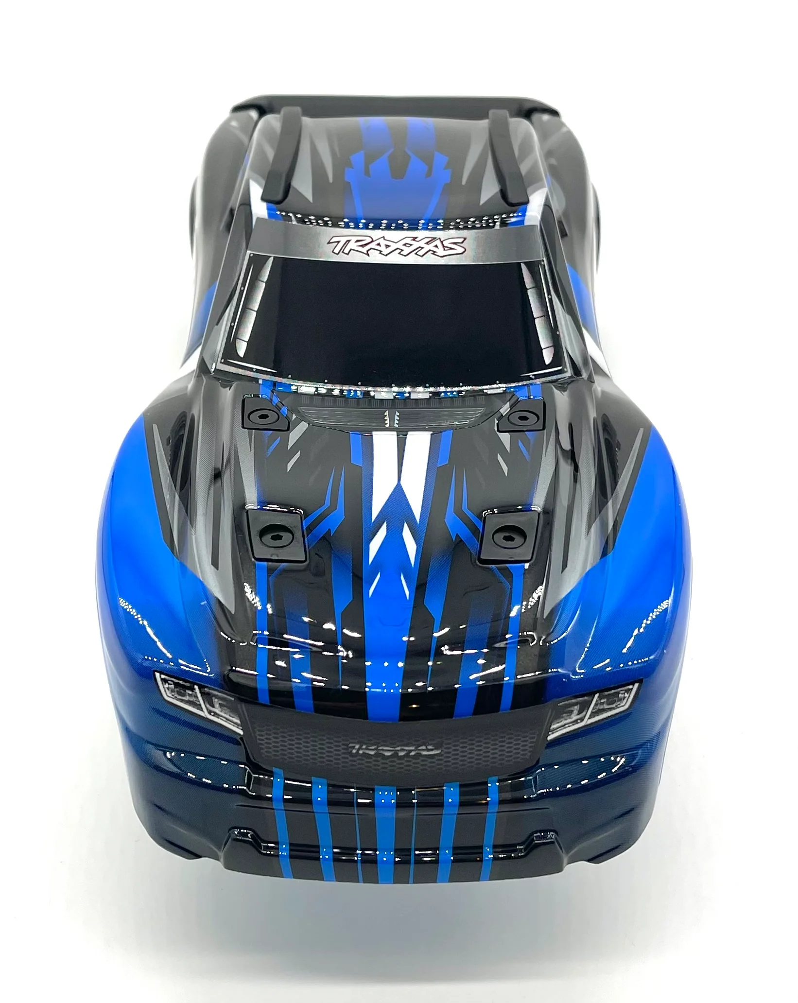 Stampede 4x4 BL-2S BODY Shell (BLUE) w/rollbar and mounts Traxxas 67154-4 - Image 2