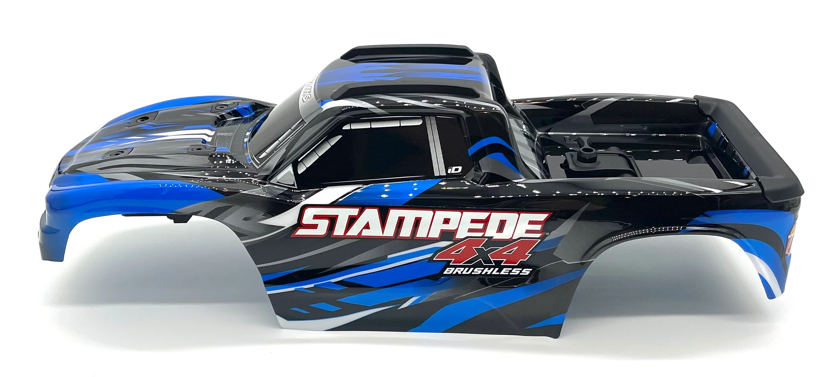 Stampede 4x4 BL-2S BODY Shell (BLUE) w/rollbar and mounts Traxxas 67154-4 - Image 6