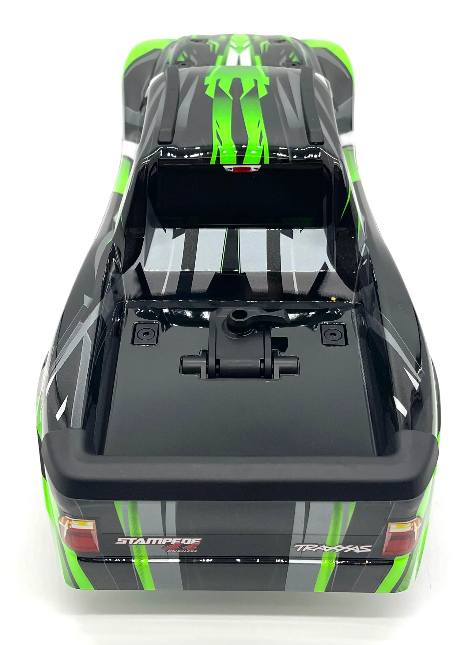 Stampede 4x4 BL-2S BODY Shell (GREEN) w/rollbar and mounts Traxxas 67154-4 - Image 4