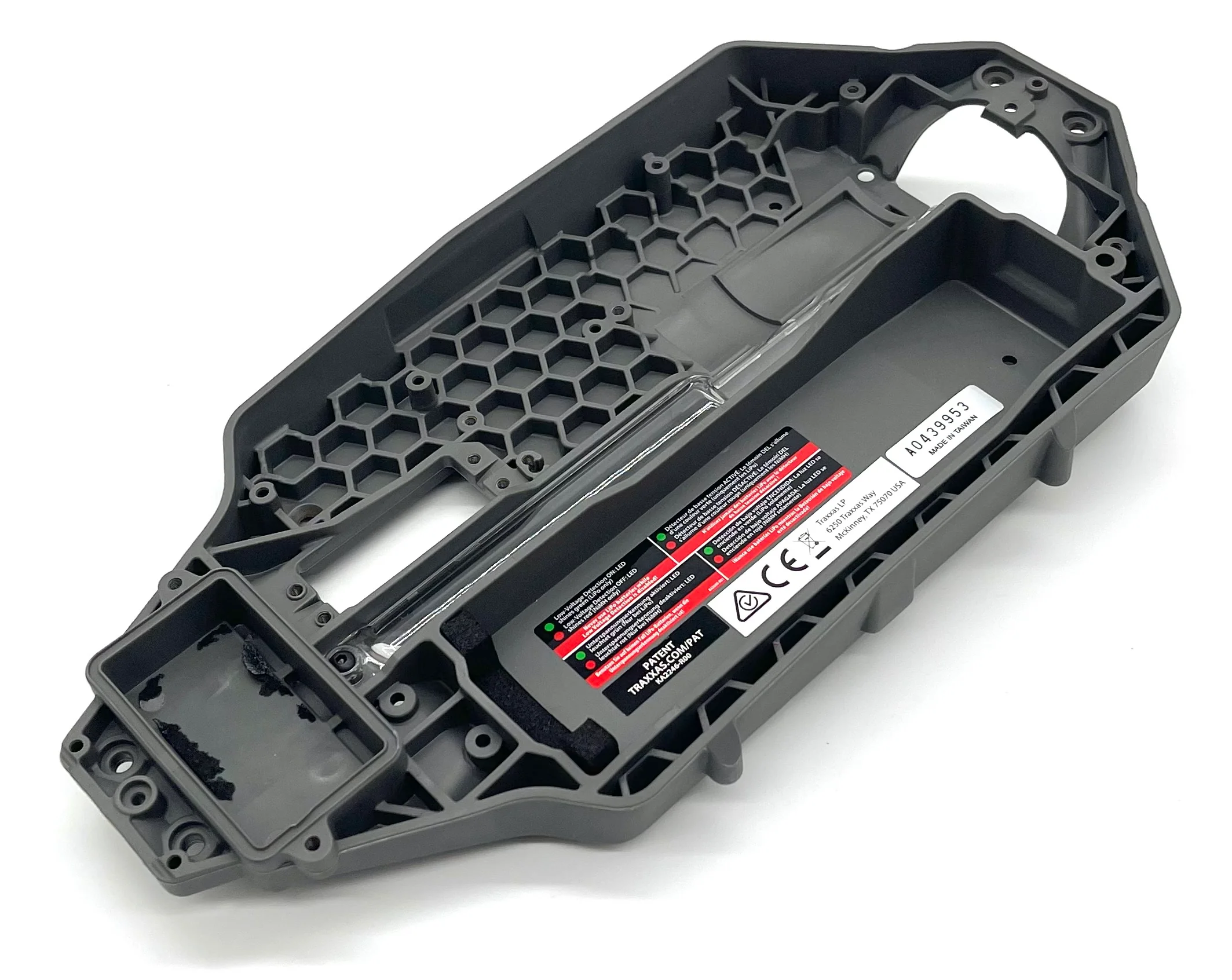 Stampede 4x4 BL-2S CHASSIS,w/center cover, 9022 Hoss Traxxas 67154-4 - Image 2