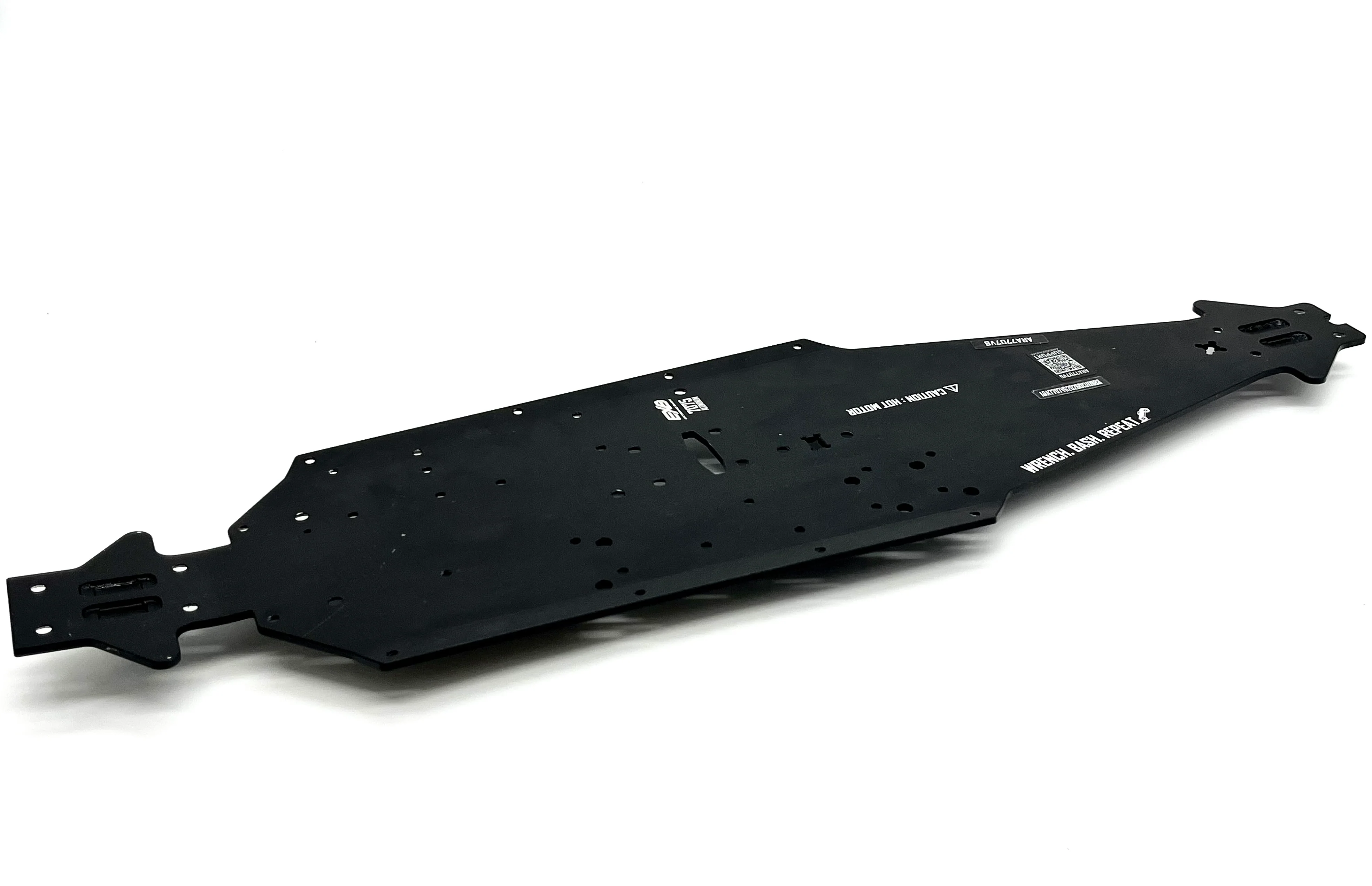 Arrma TALION 6s EXB - CHASSIS (black aluminum XLWB CNC 7075 ARA-3404 ARA7707V6 - Image 2