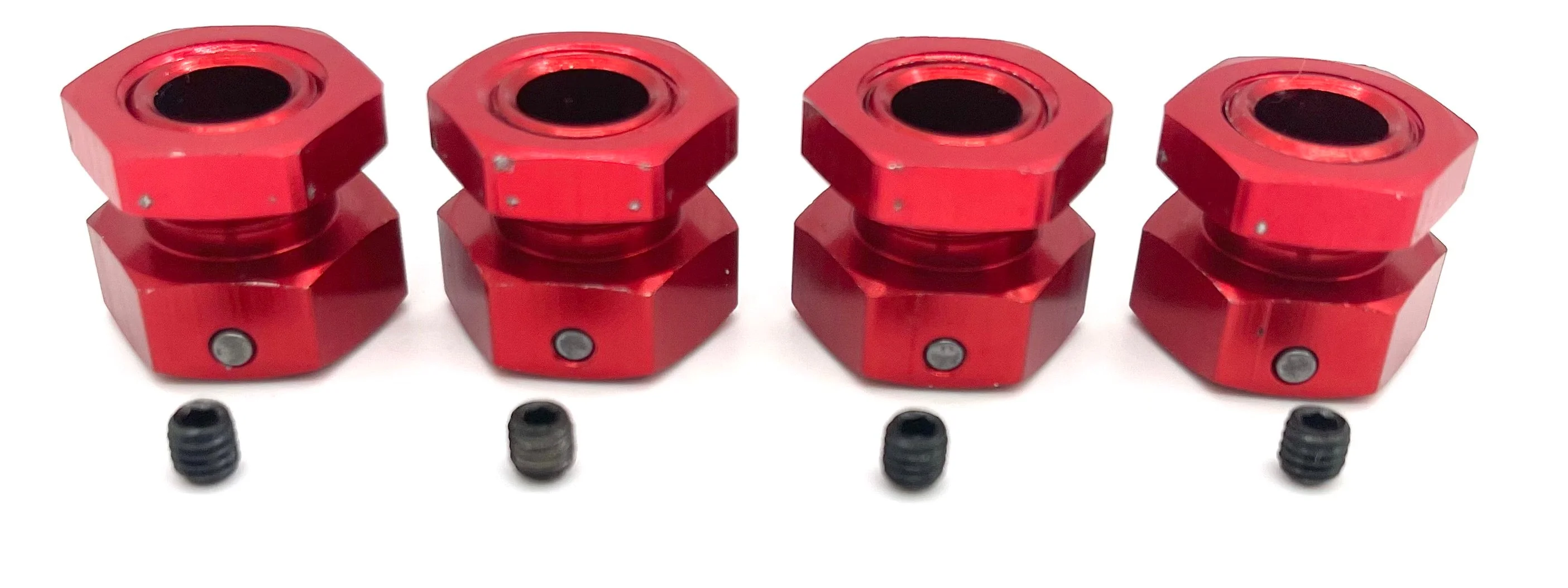 Team Corally ASUGA XLR - 17mm Hex Hubs (Adaptors drive Wheel Red nuts C-00288 - Image 4
