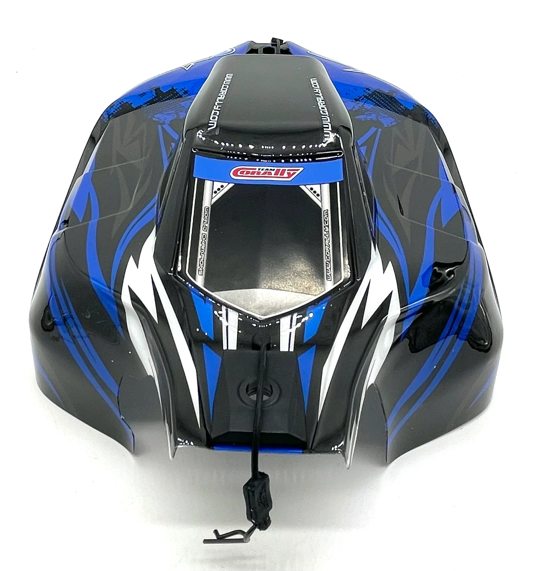 Team Corally ASUGA XLR - Body Shell (Blue polycarbonate cover & Body Pins C-00288 - Image 3