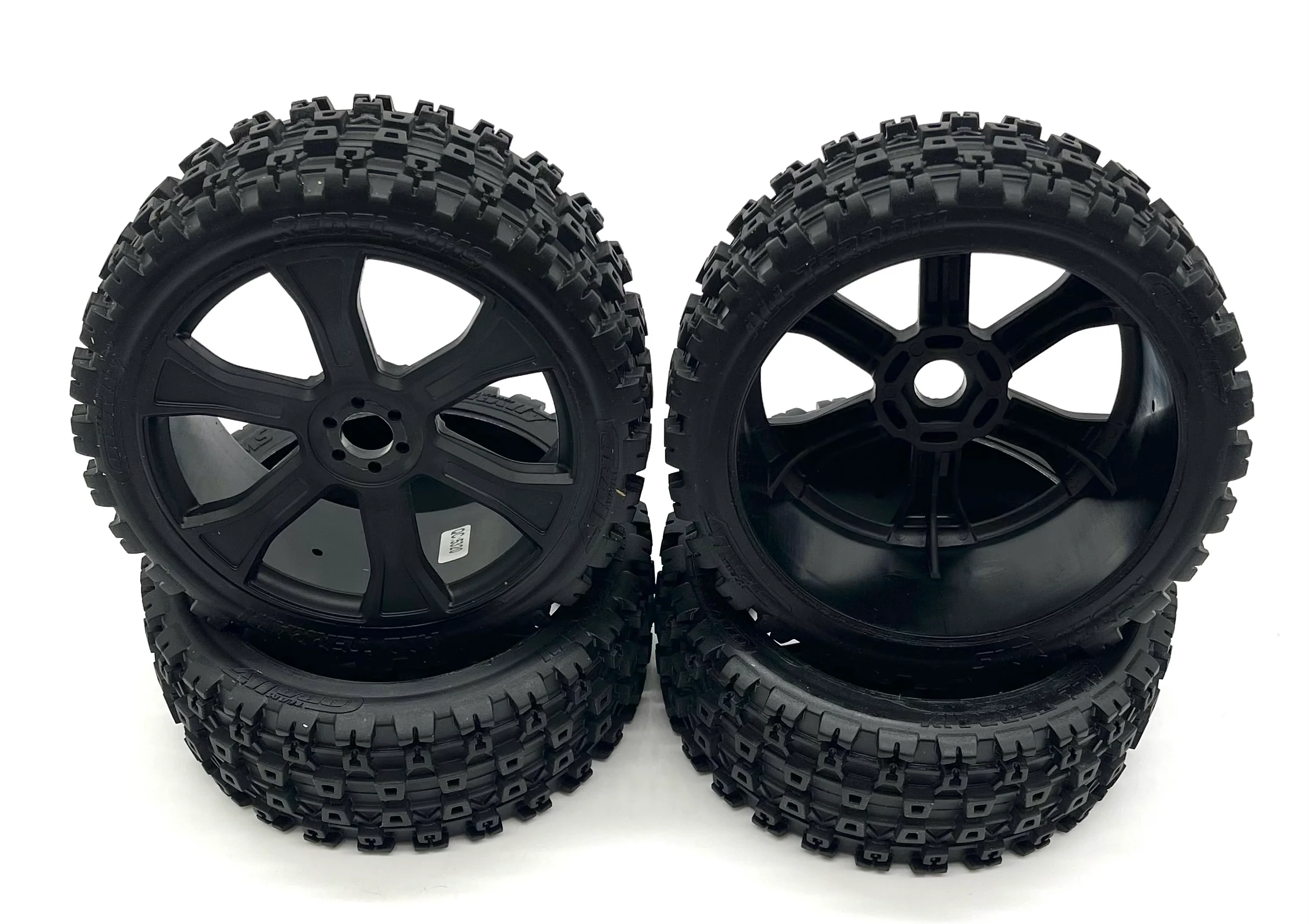 Team Corally ASUGA XLR - TIRES & Wheels (Xl Off-Road tyres black rims C-00288 - Image 3