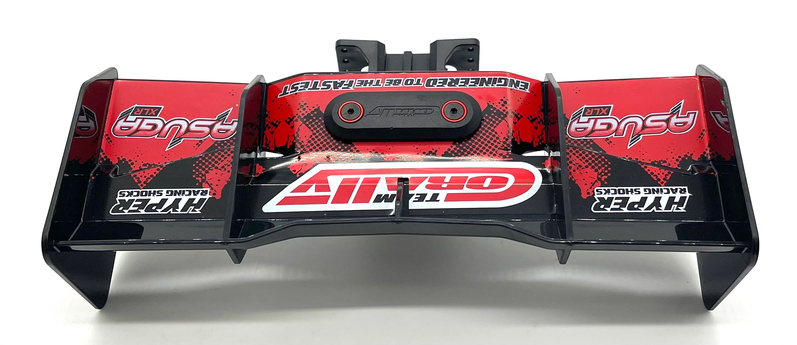 Team Corally ASUGA XLR - WING XL RED (rear spoiler black mount C-00288 - Image 3
