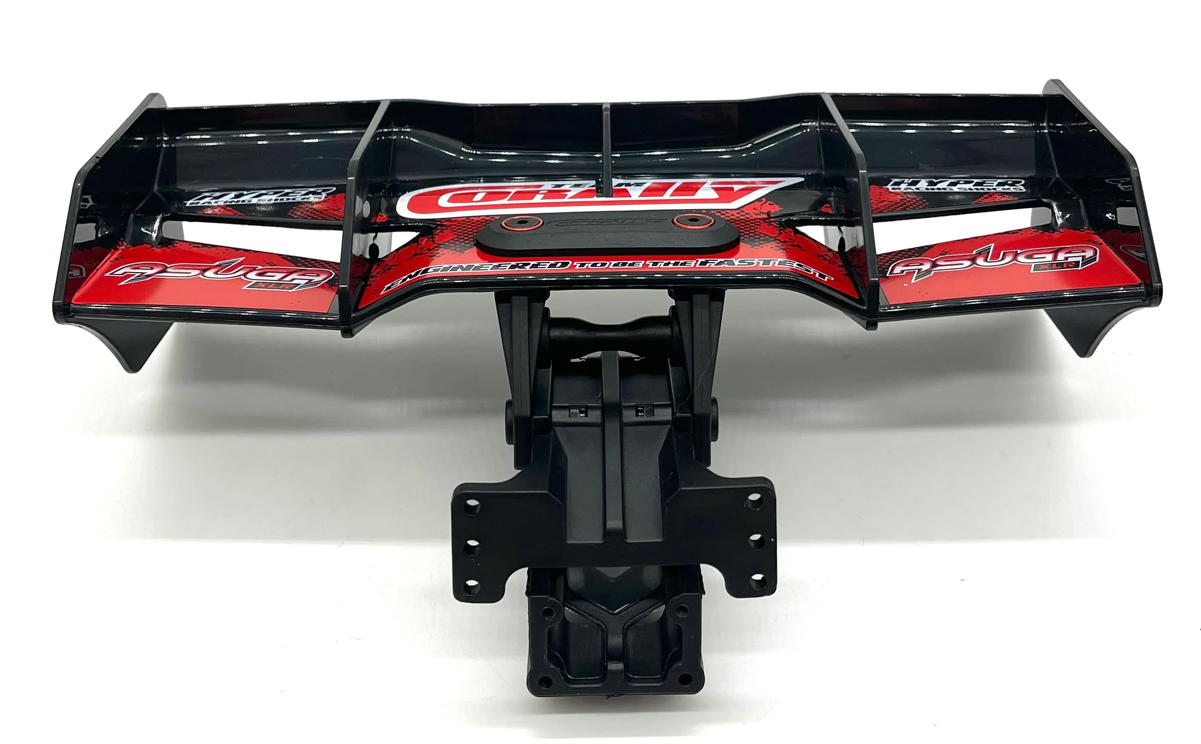 Team Corally ASUGA XLR - WING XL RED (rear spoiler black mount C-00288 - Image 4