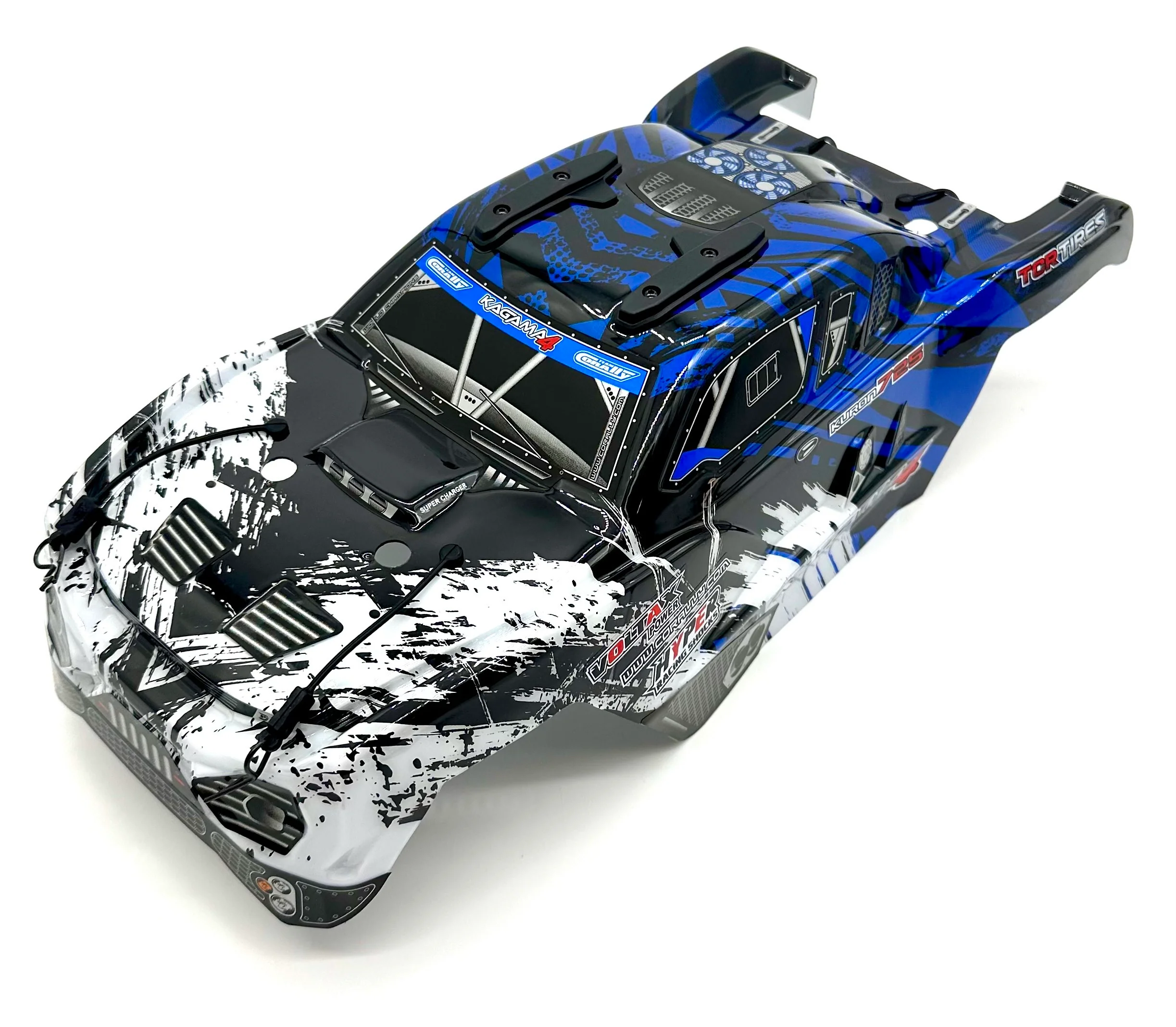 Team Corally KAGAMA 4 - Body (Blue Painted Buggy trimmed C-00293 - Image 2