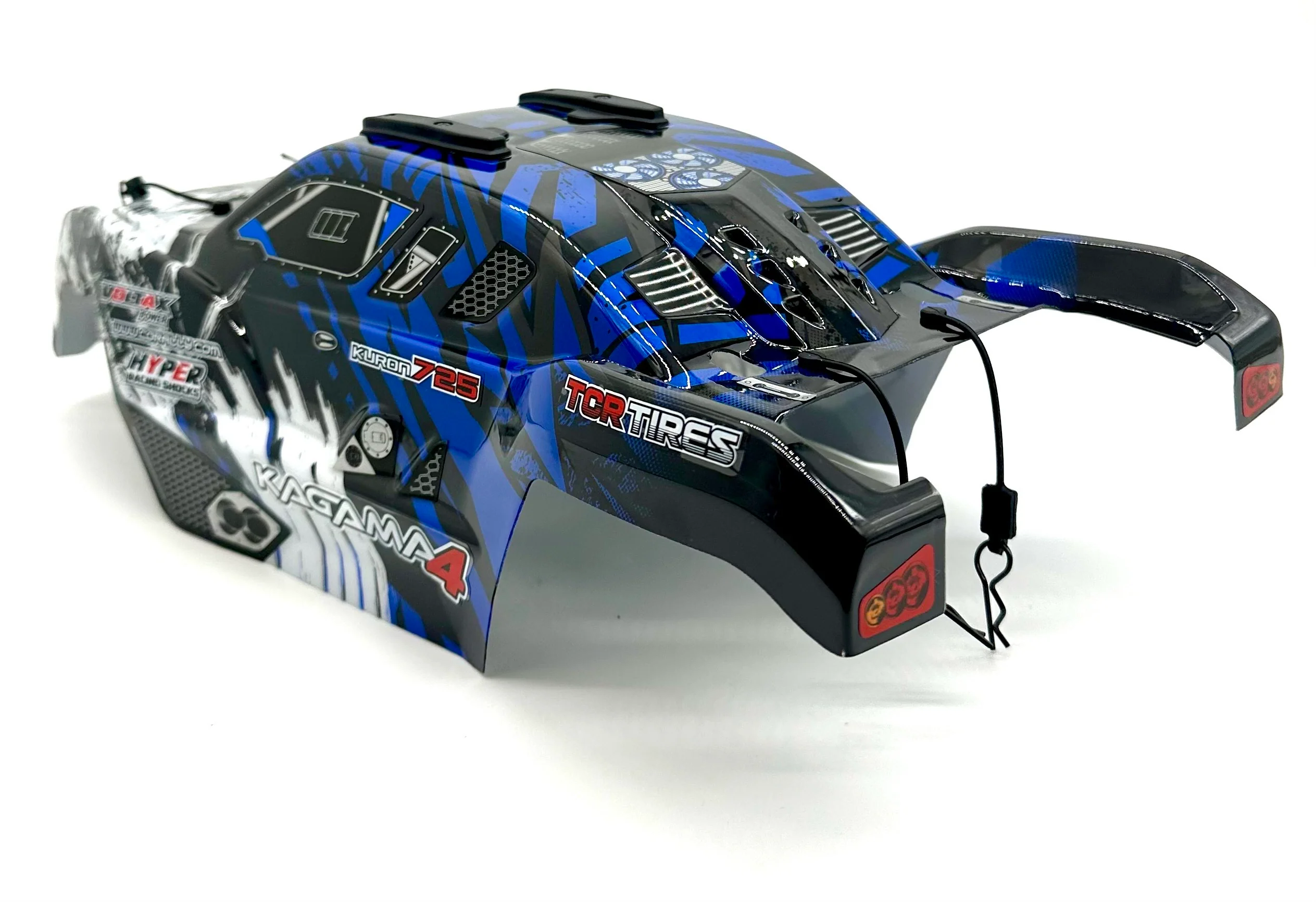 Team Corally KAGAMA 4 - Body (Blue Painted Buggy trimmed C-00293 - Image 3