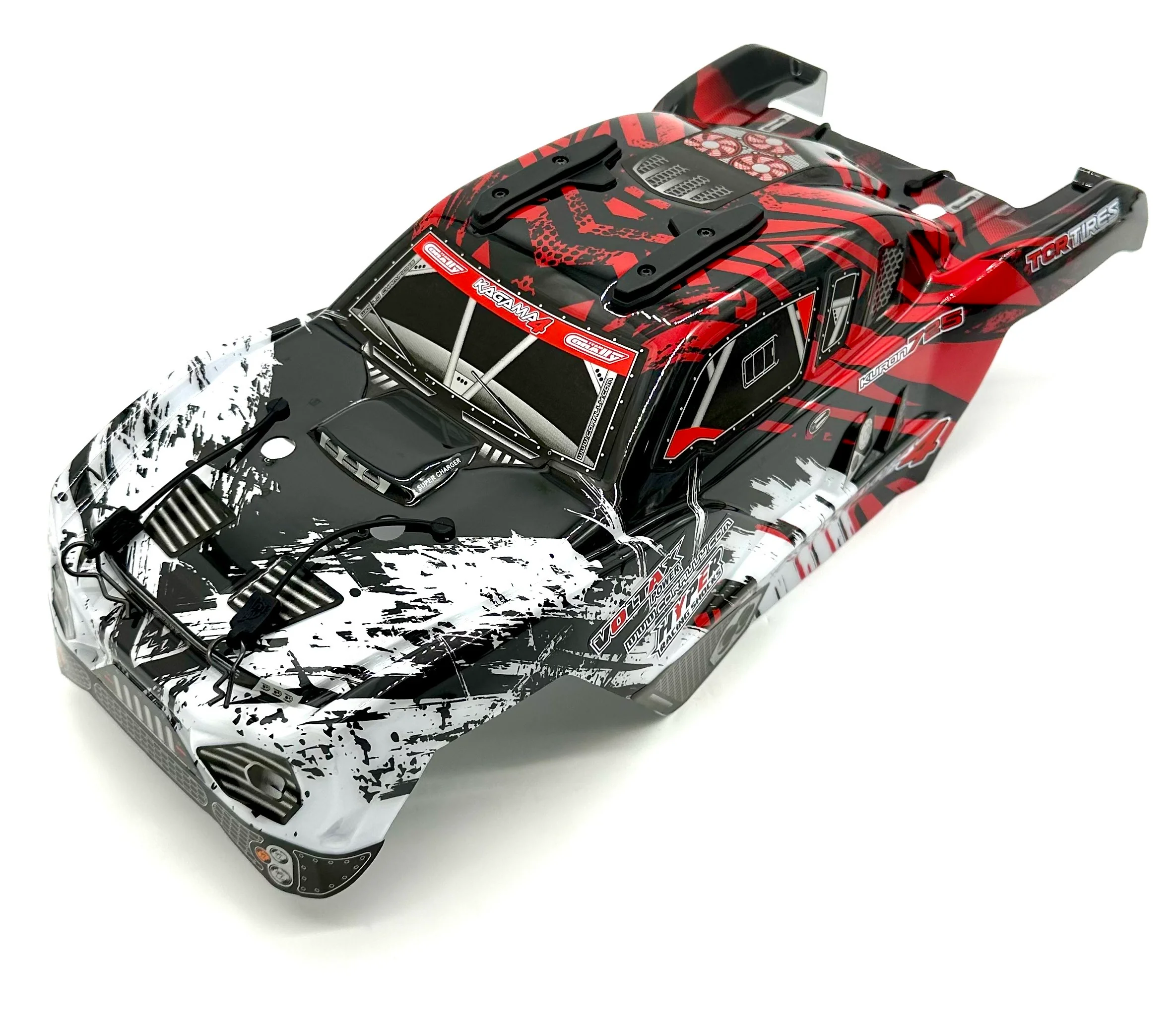 Team Corally KAGAMA 4 - Body (Red Painted Buggy trimmed C-00293 - Image 2