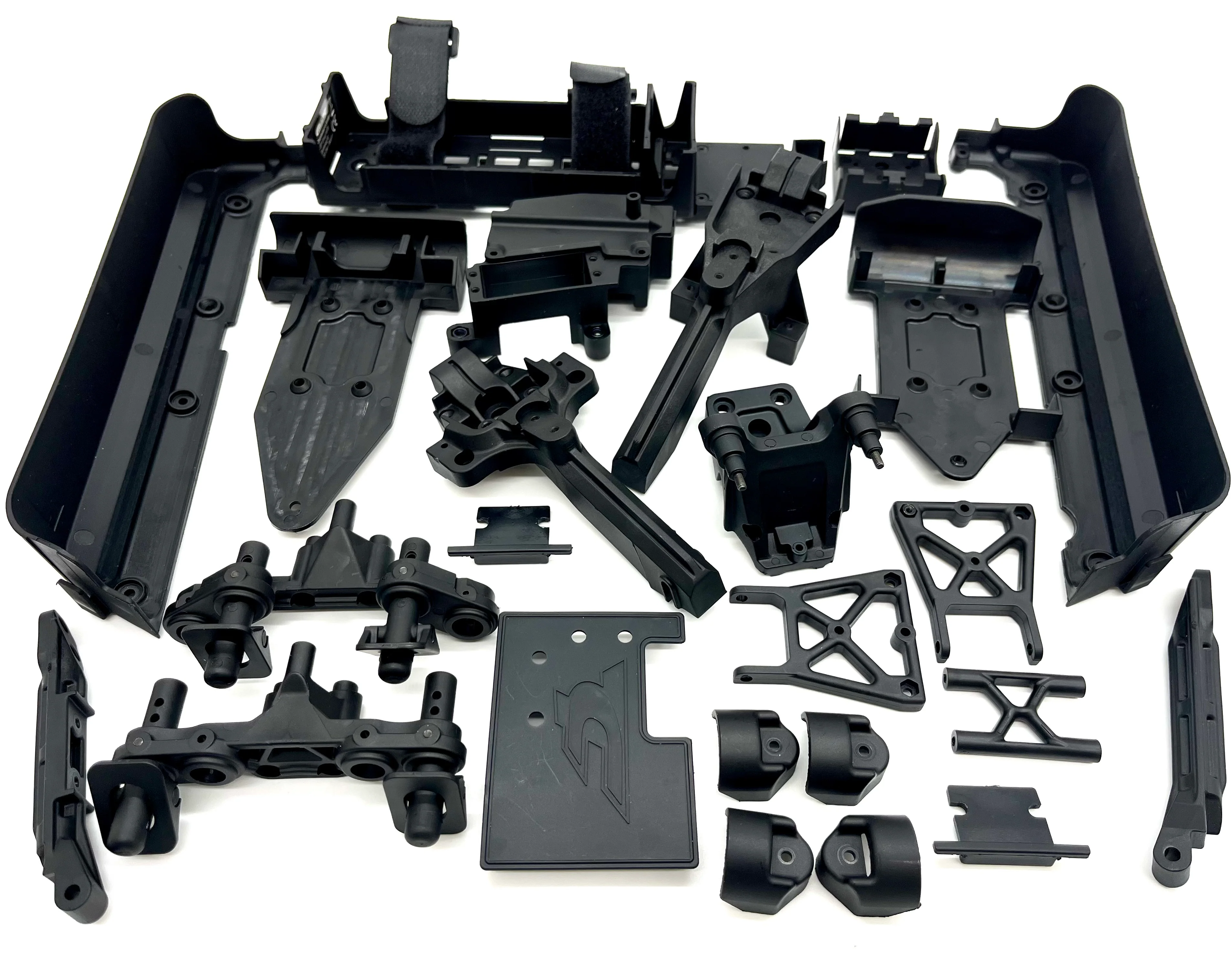 Team Corally KAGAMA 4 - Plastic (Battery esc Tray, Roll Tower, mounts, braces C-00293