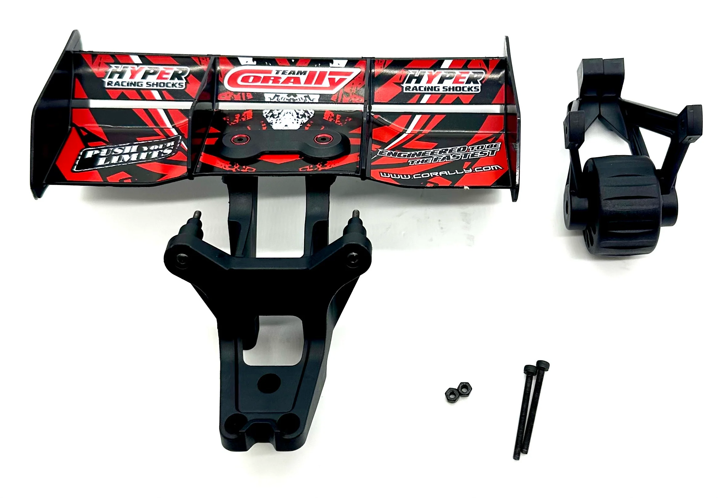 Team Corally KAGAMA 4 - Wing (Red Wing, Mount composite decals C-00293 - Image 2