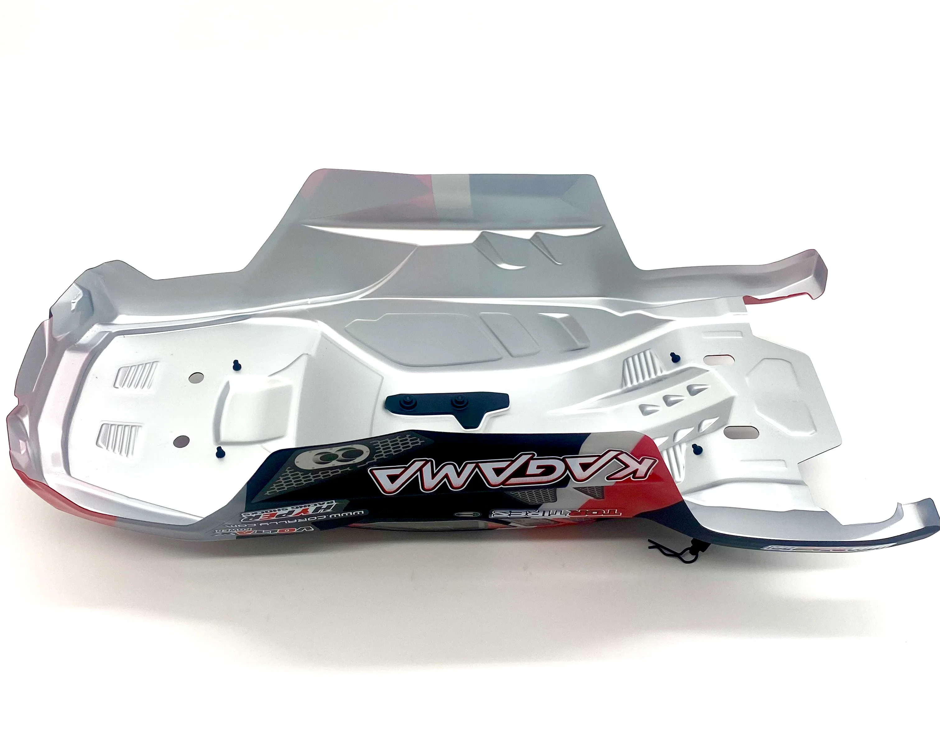 Team Corally KAGAMA - Body Shell Red polycarbonate cover & Body Pins C-00474 - Image 3