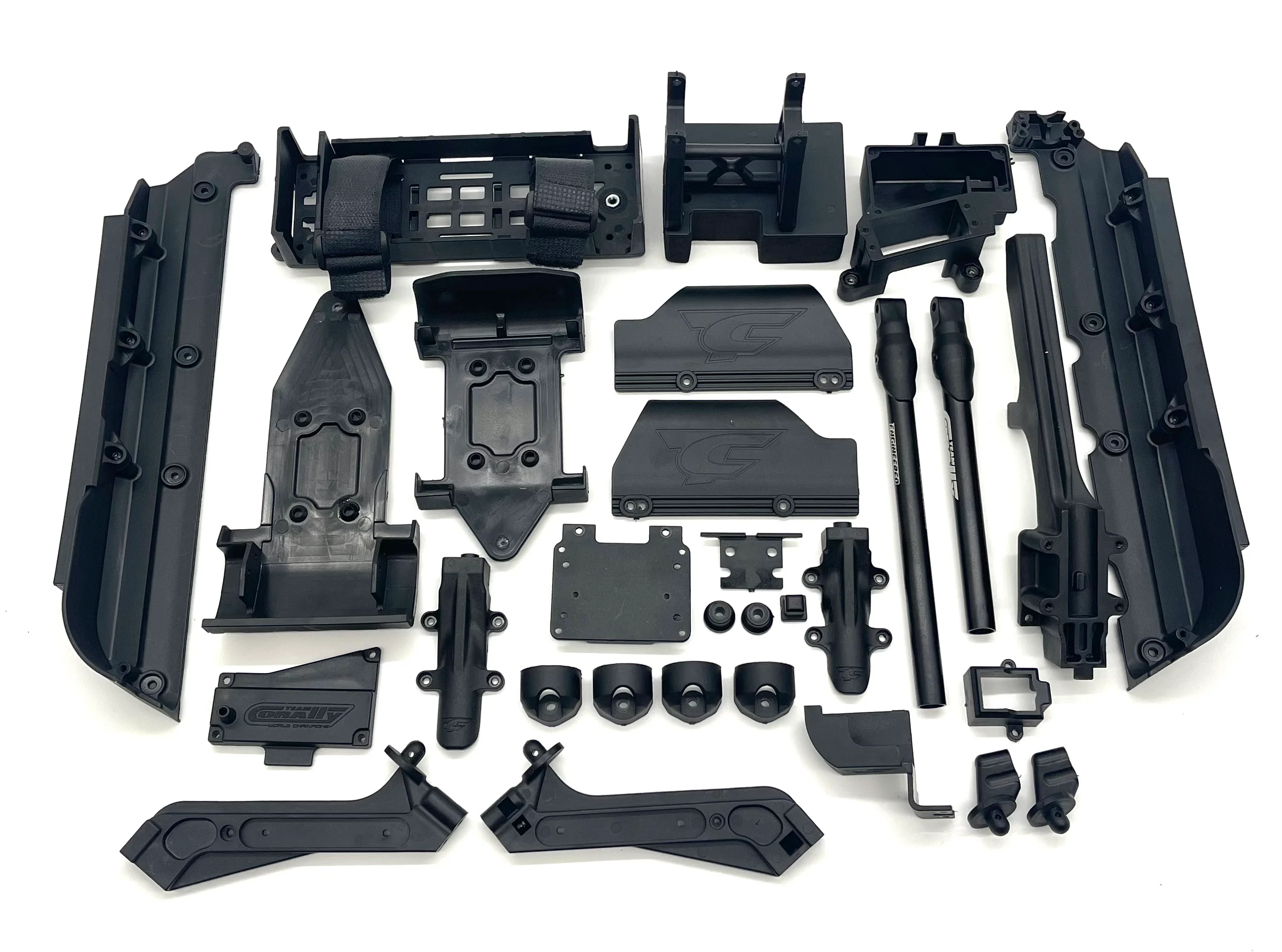 Team Corally KAGAMA - Side Guards, Battery Tray, Braces, Bumpers, Mounts C-00474 - Image 3