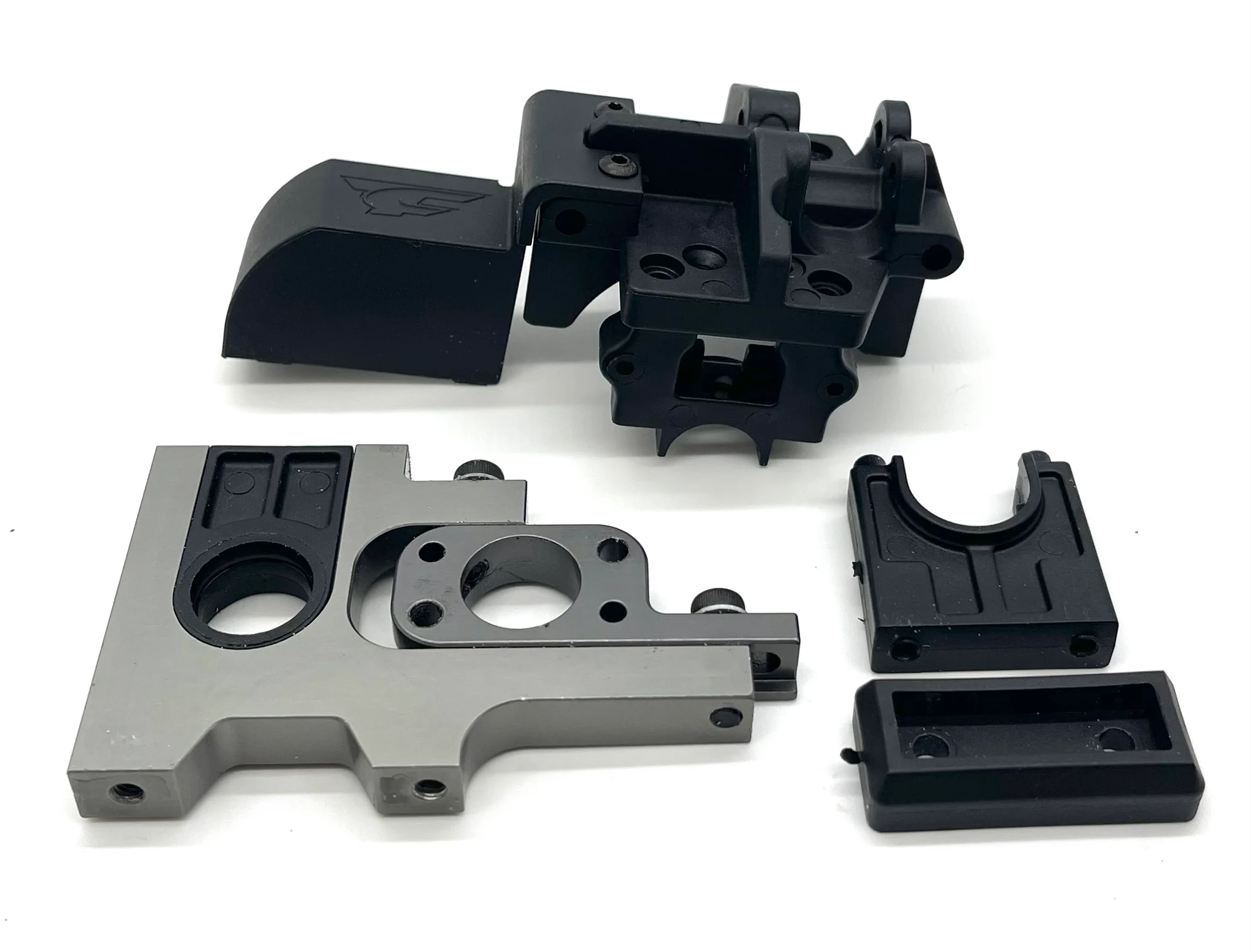 Team Corally KAGAMA - Sliding motor MOUNT aluminum bulkhead insert cover C-00474 - Image 2