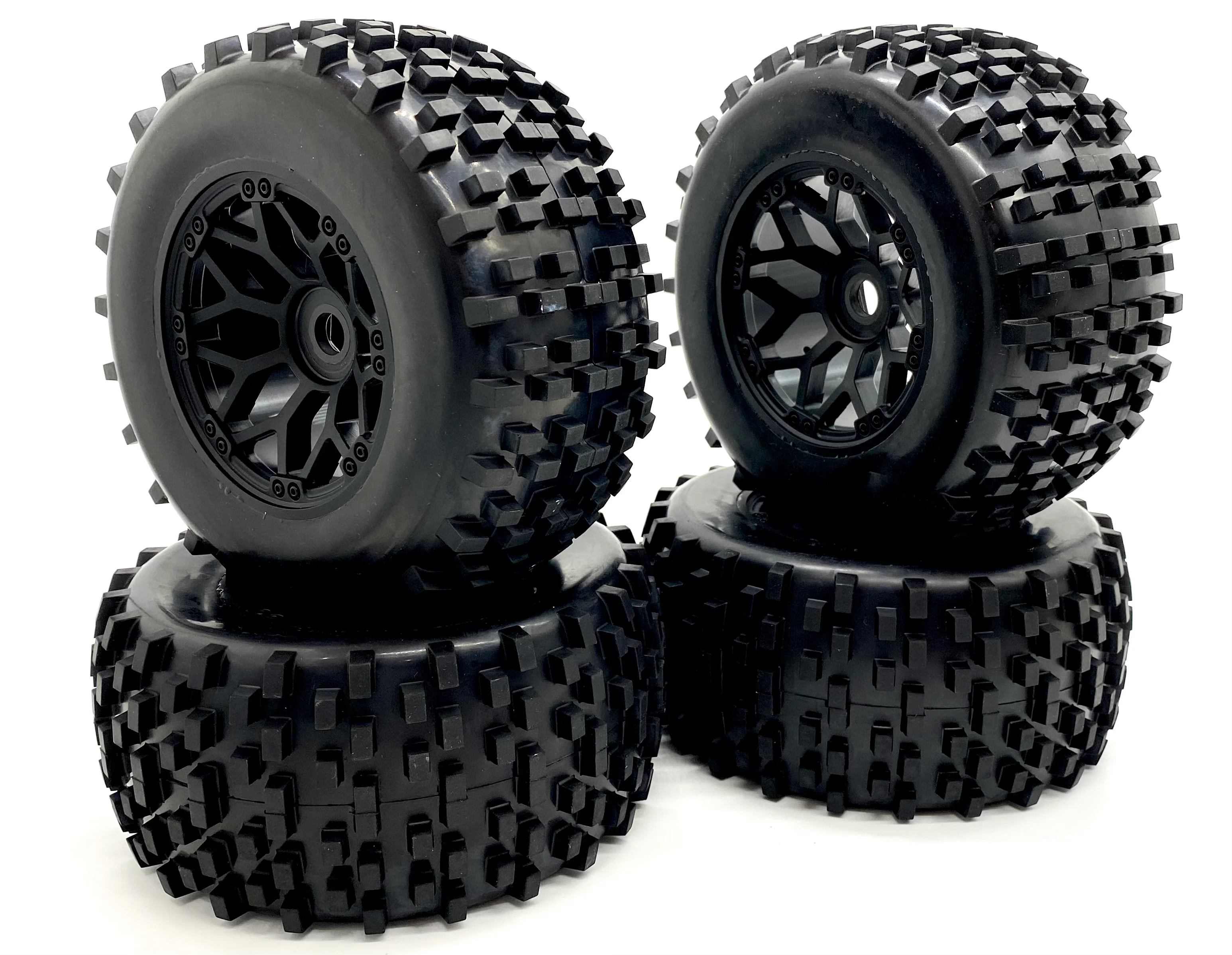Team Corally KAGAMA - TIRES & Wheels (Off-Road Gripper tyres black rims C-00474 - Image 3