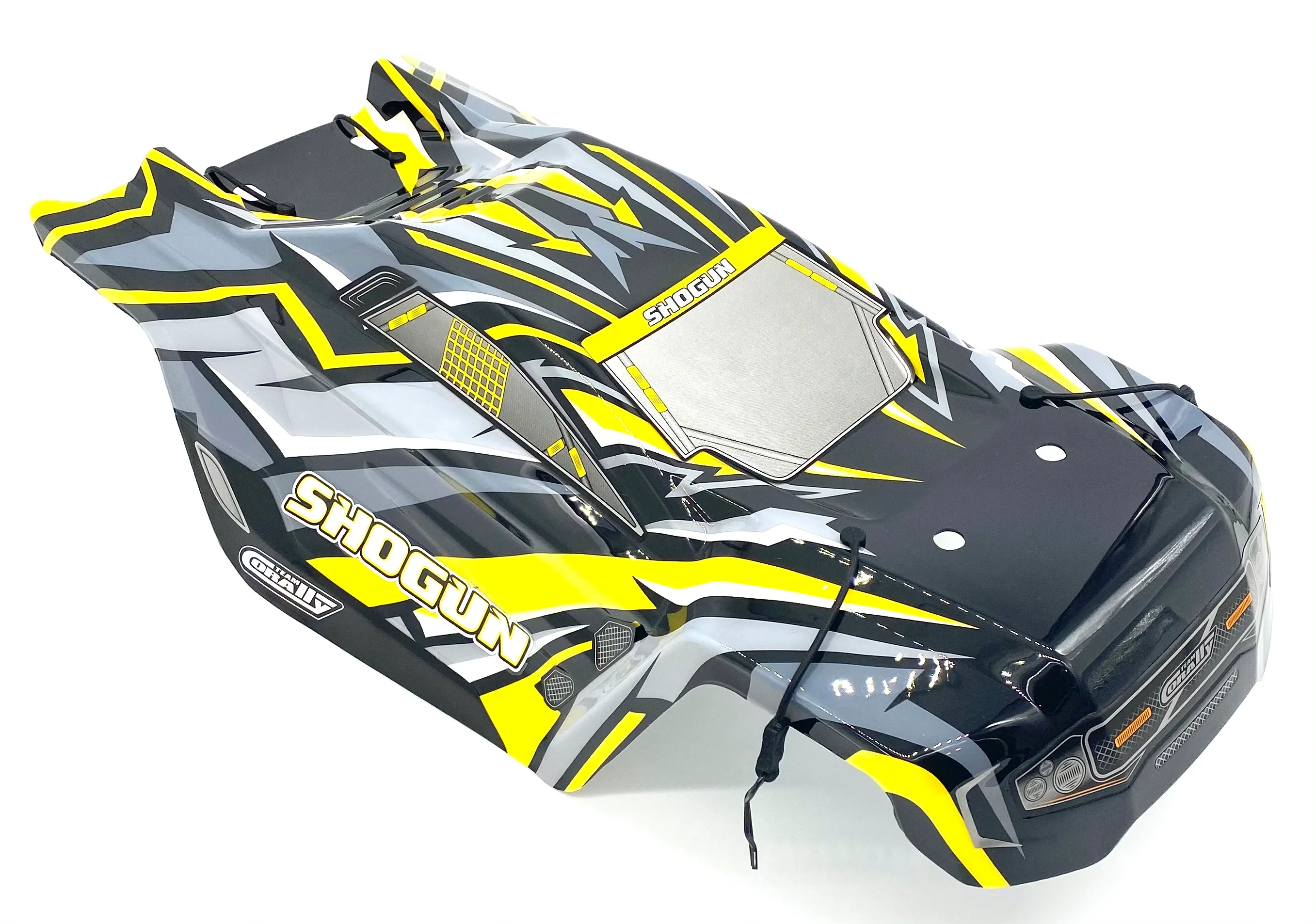 Team Corally SHOGUN - Body Shell (Yellow polycarbonate cover & Body Pins C-00177 - Image 3