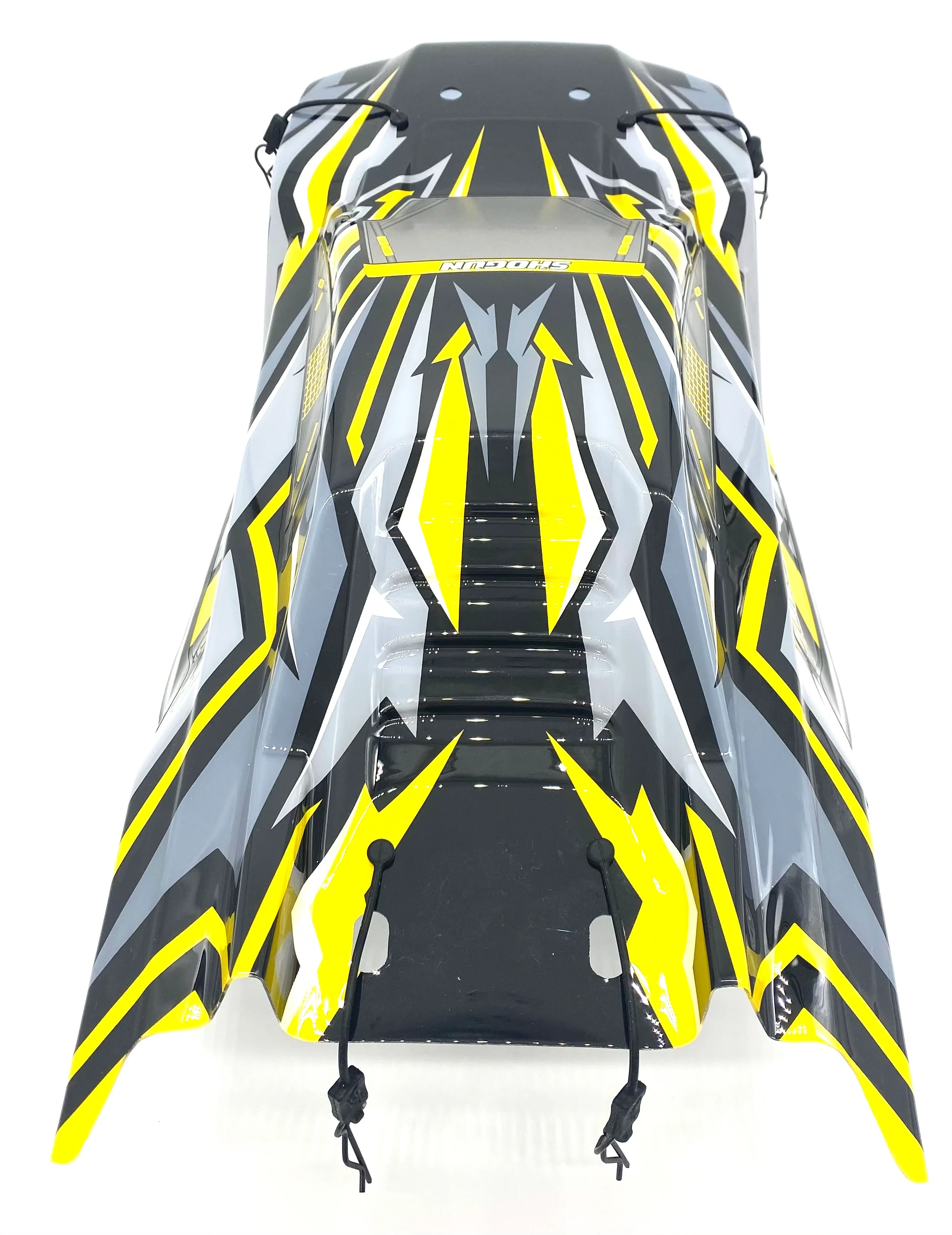 Team Corally SHOGUN - Body Shell (Yellow polycarbonate cover & Body Pins C-00177 - Image 5